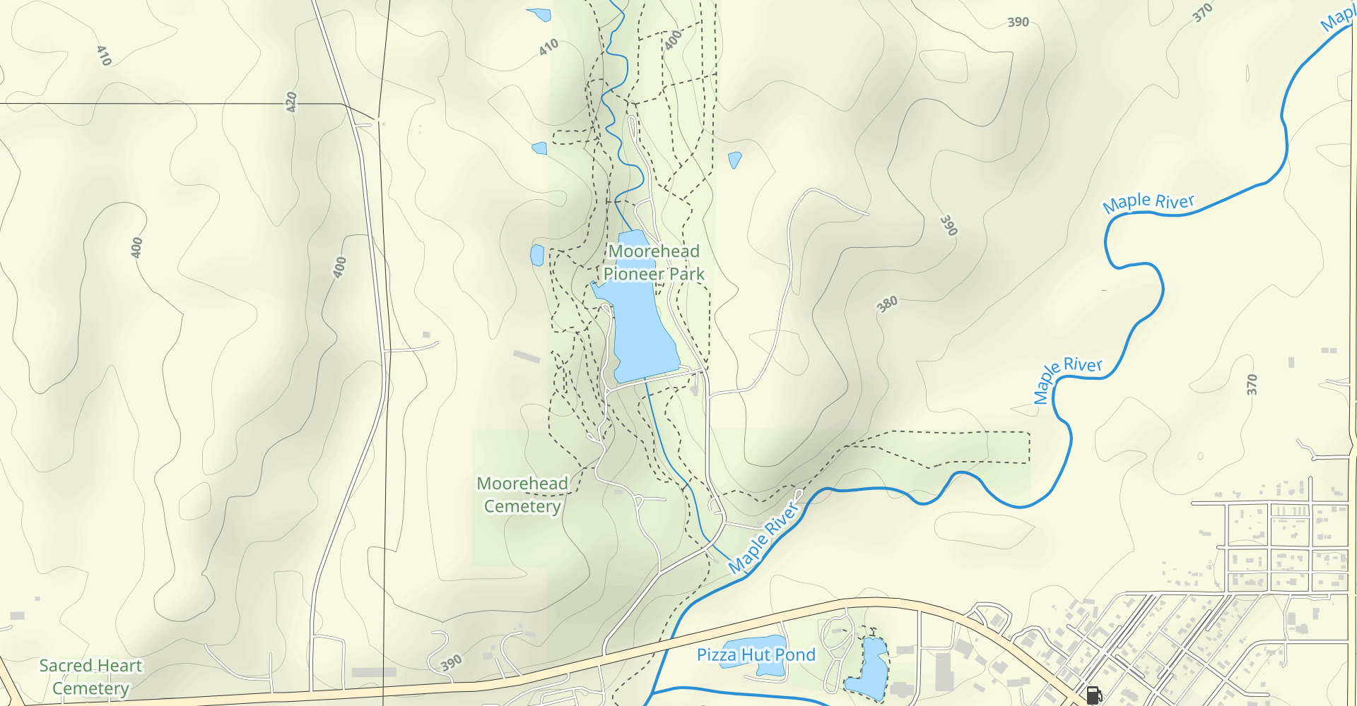 Hike Moorehead State Park Loop