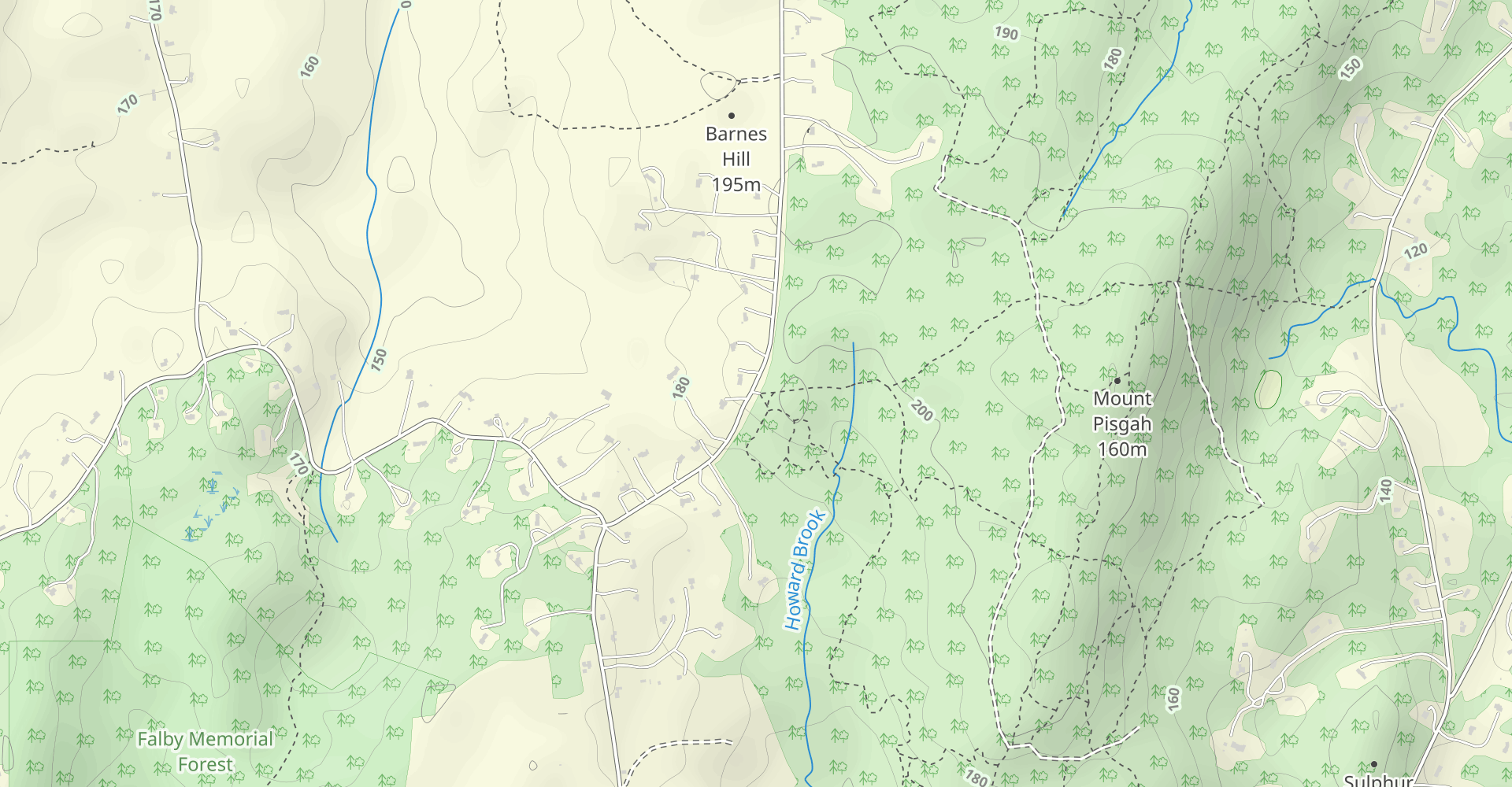 Mount Pisgah Park Loop