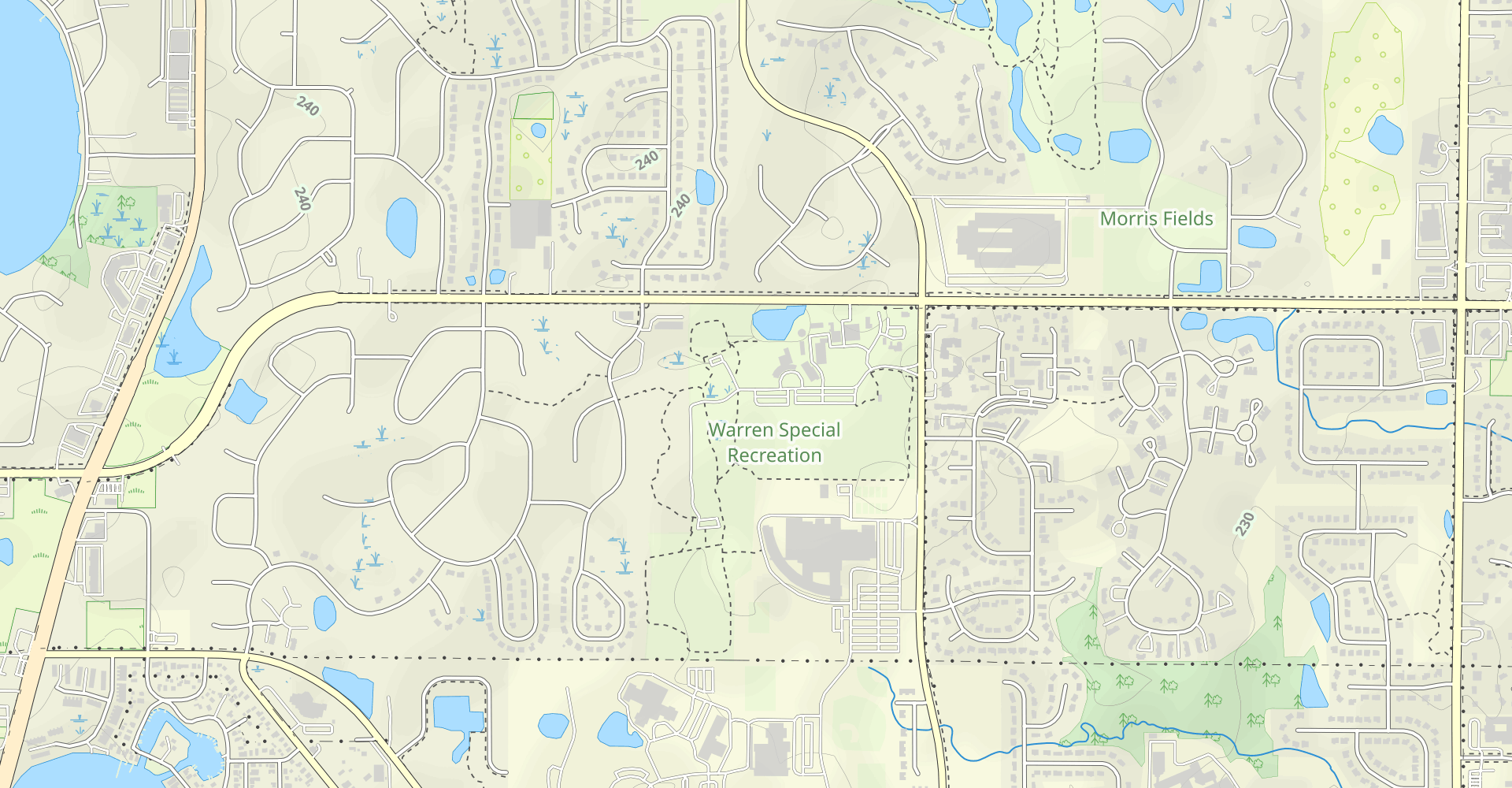 Warren Township Center Walking Path