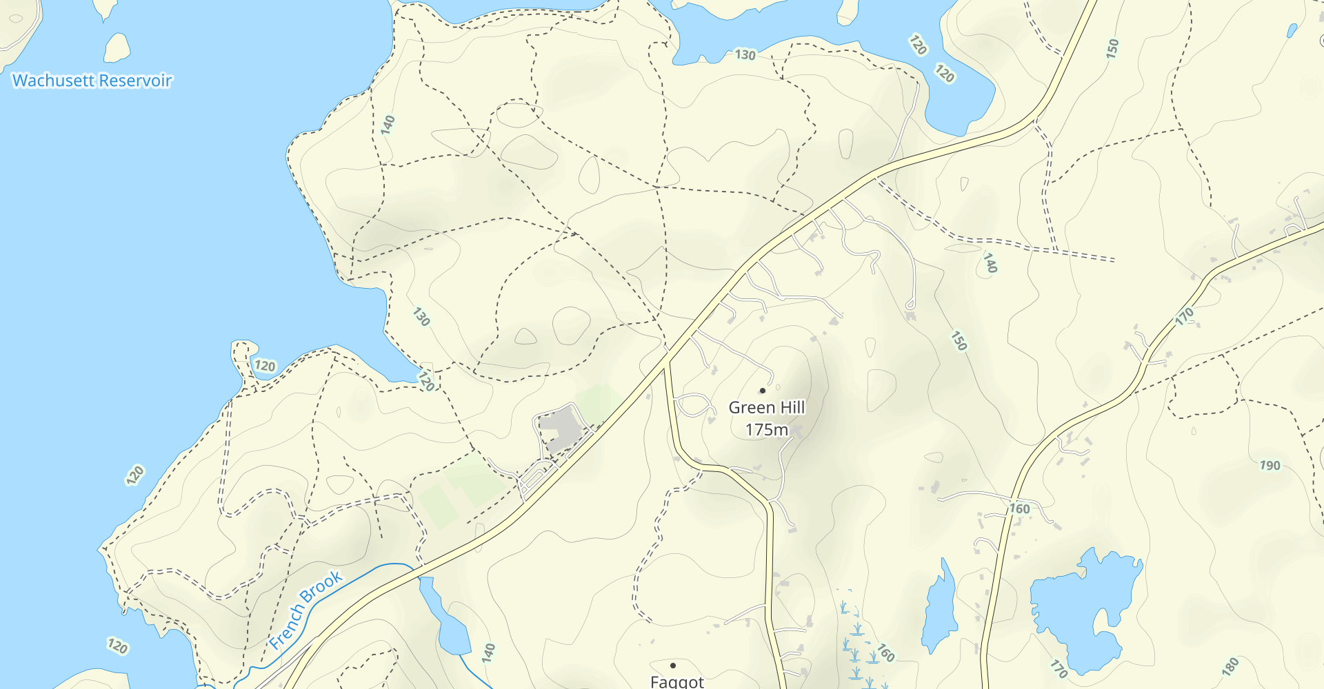 Sawyer Bluff to Wachusett Reservoir