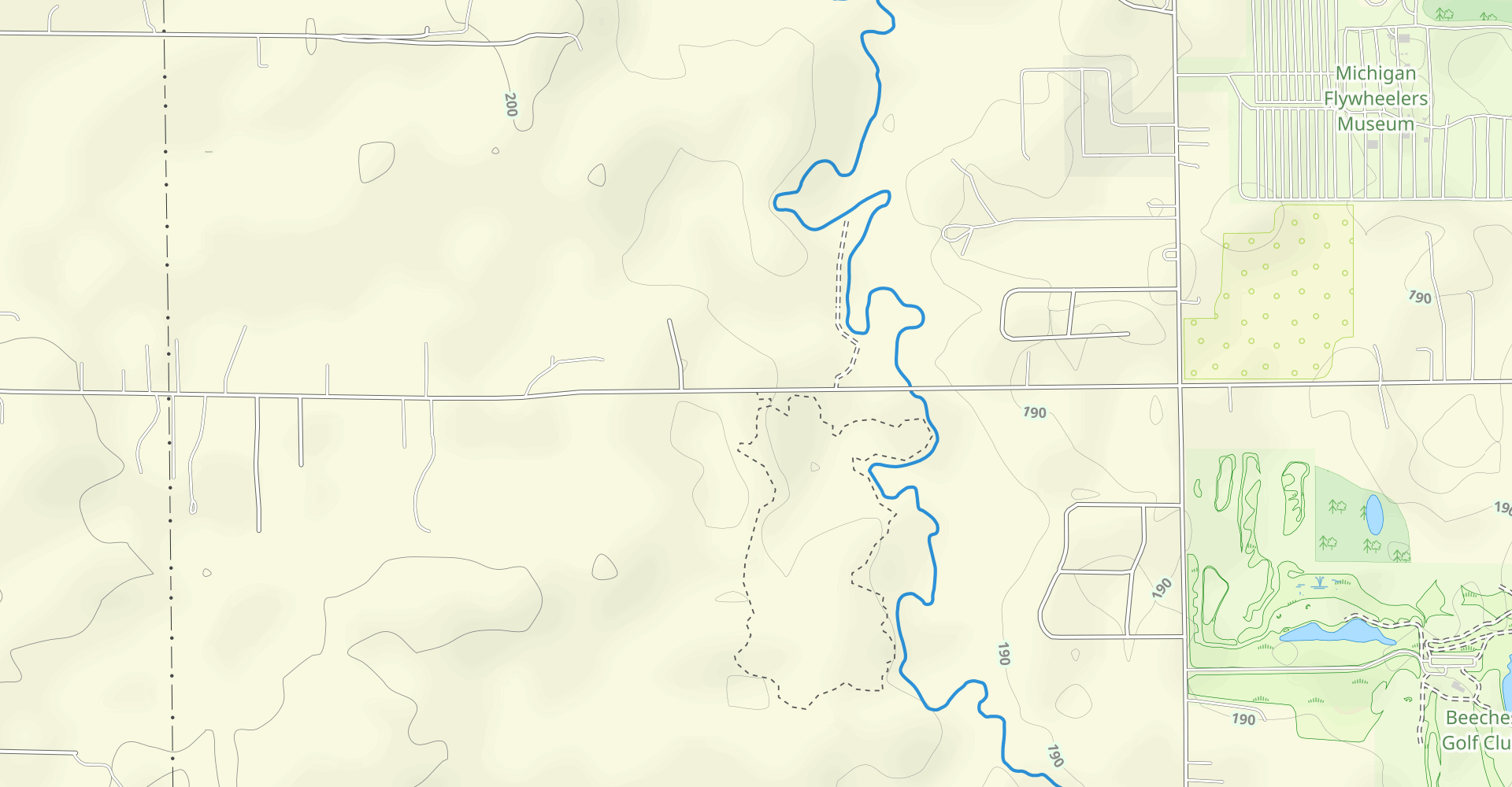 Mainstem to Corral to Ravines to River Loop