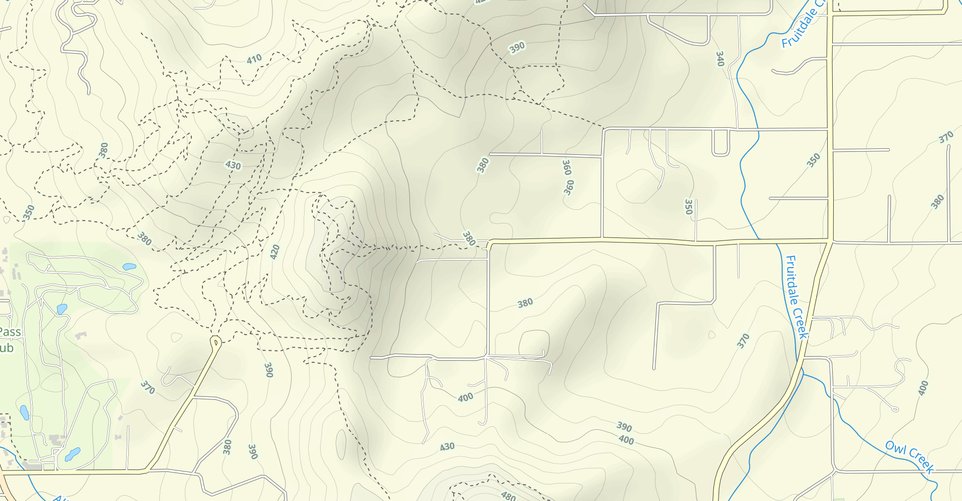 Walker Trail, Outback Loop Trail, Timber Riders Trail, and Zed's Trail Loop