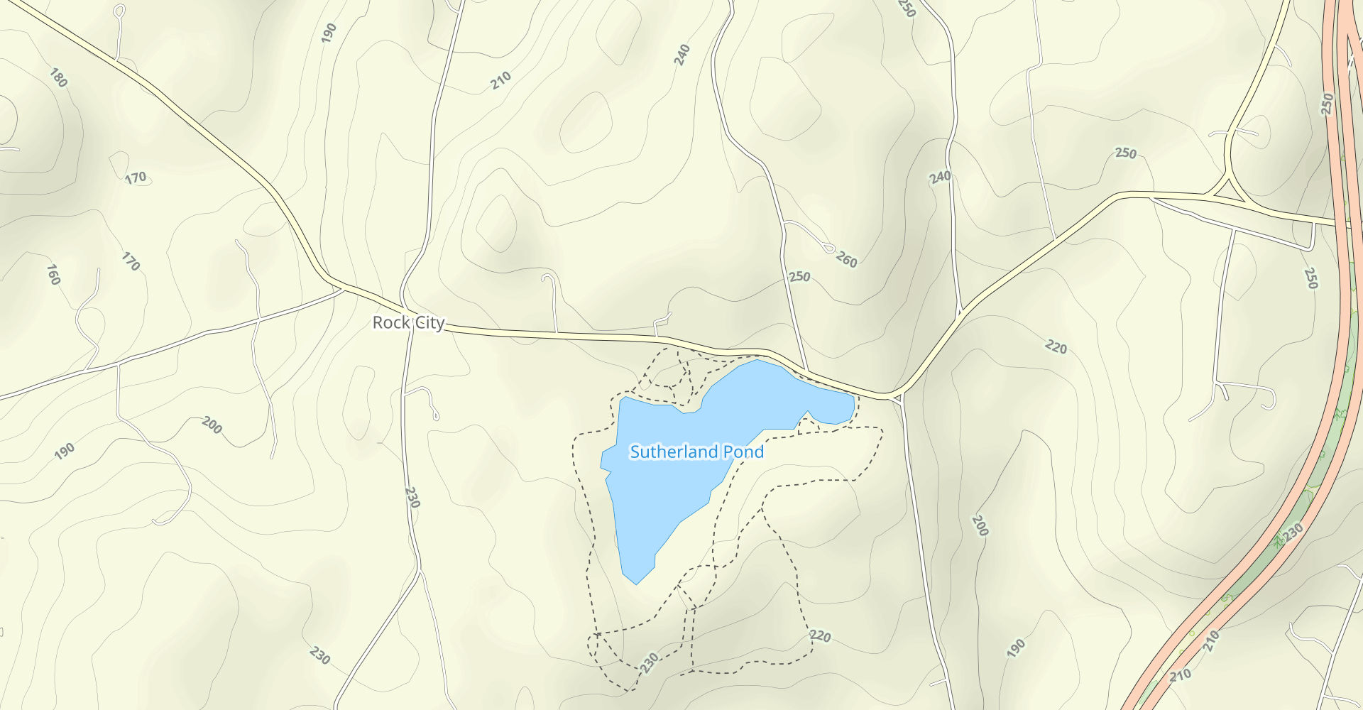 Sutherland Pond Trail Loop