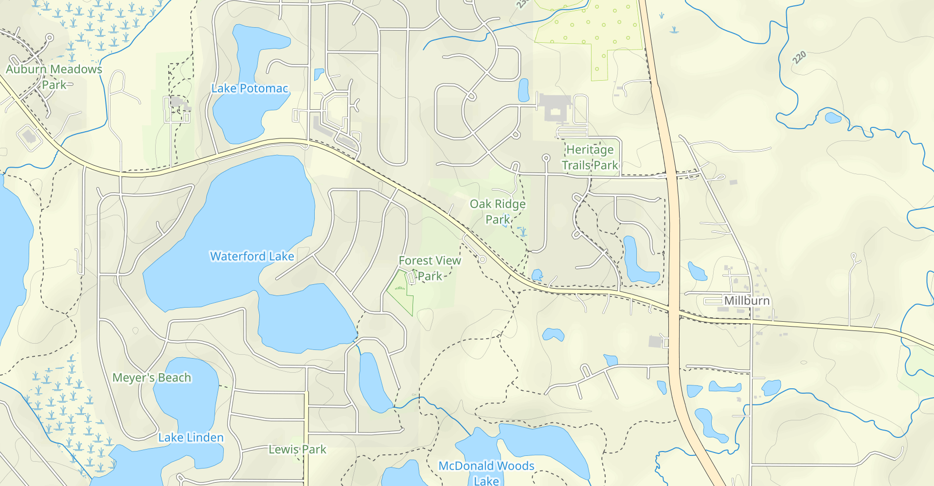 McDonald Woods Trail Loop