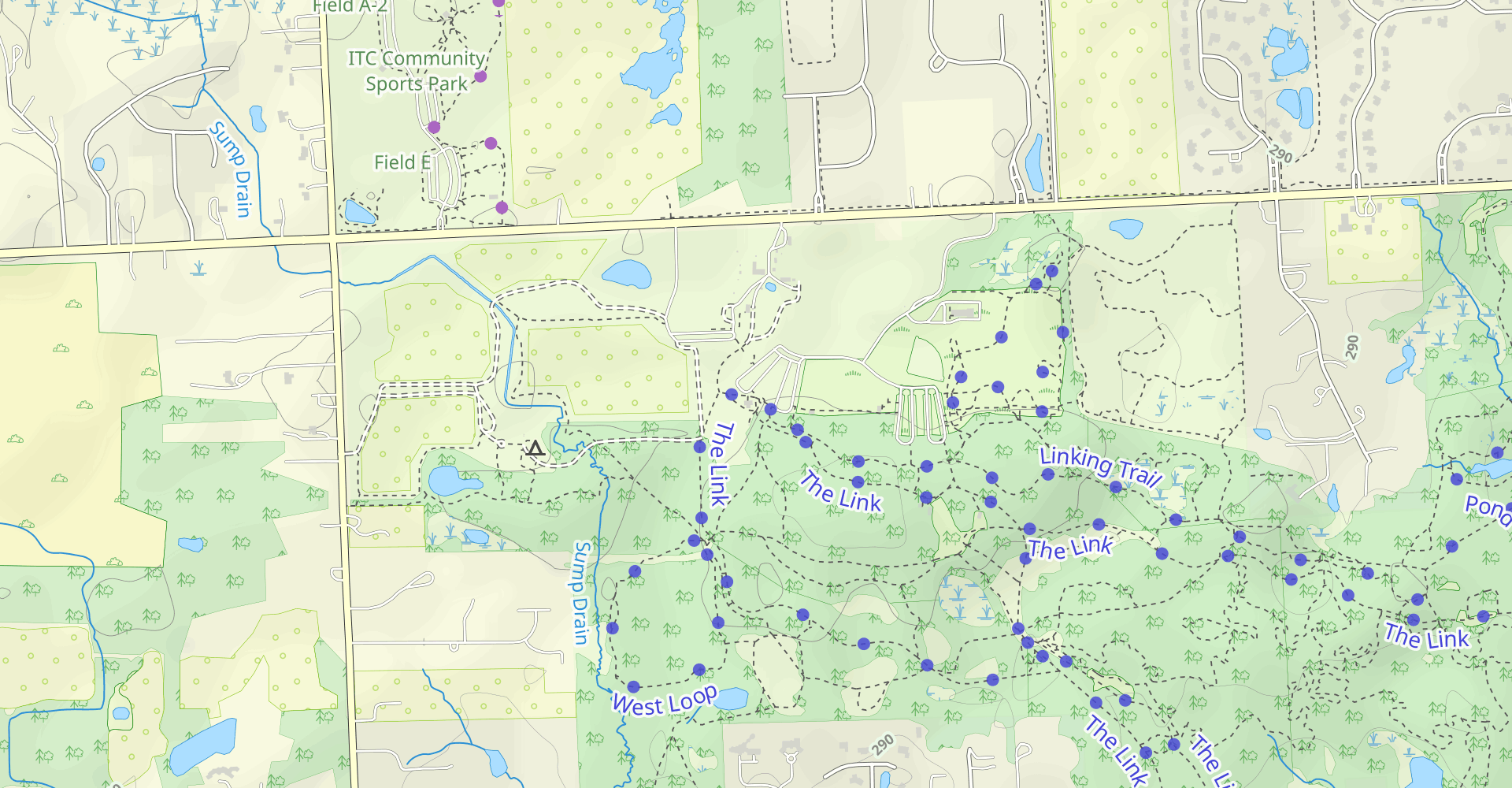Maybury State Park Hiking Trail