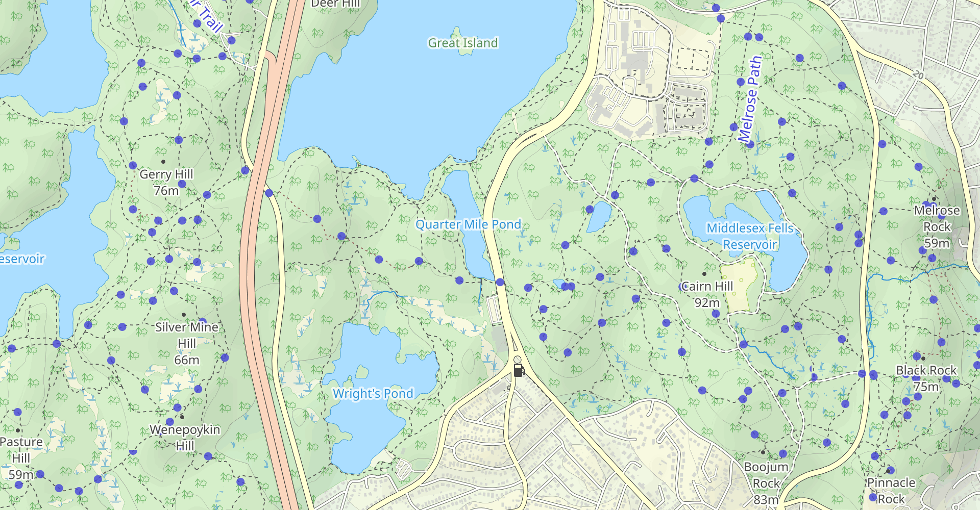 East Middlesex Fells Reservation Loop Trail
