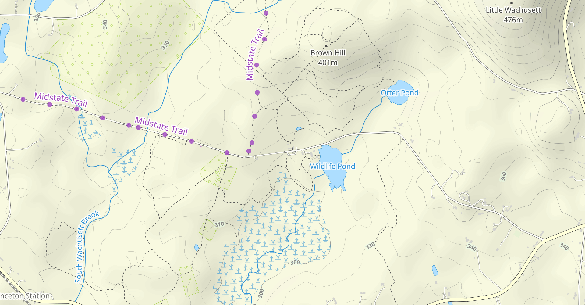 Wachusett Mountain via Chapman Trail