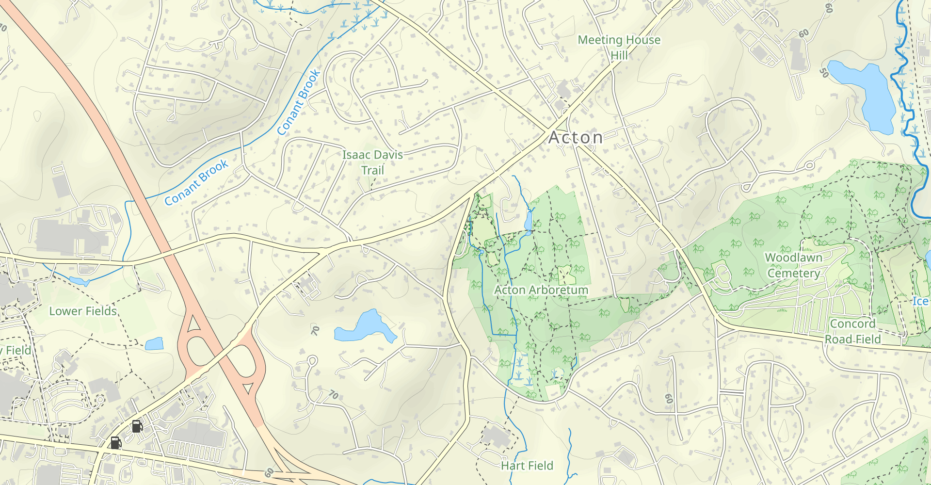 Arboretum Main Loop (Yellow)