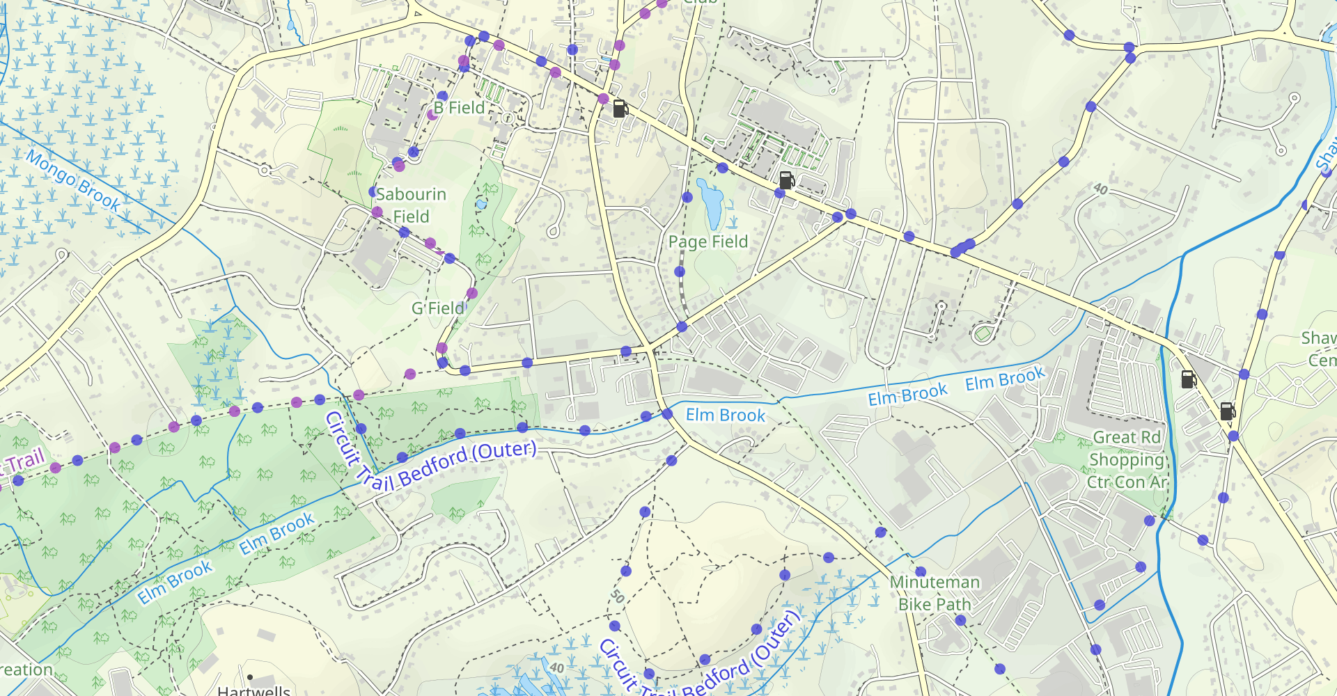 Minuteman Bikeway to Parker Meadow