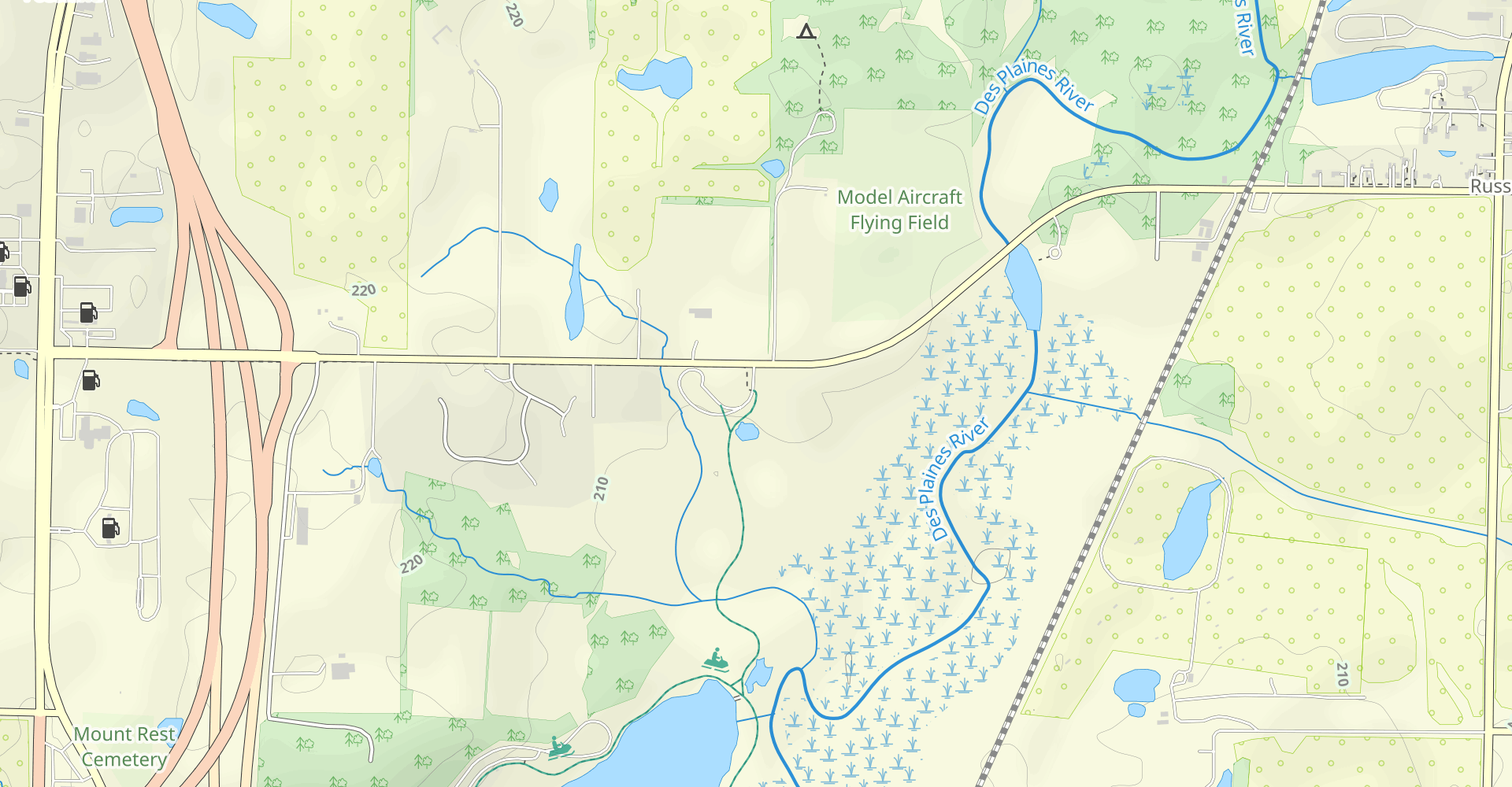 Des Plaines River Trail: State Line to Gurnee