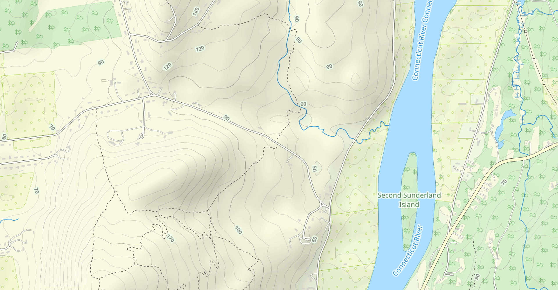 North Sugarloaf via Brookside and Pocumtuck Ridge Trail