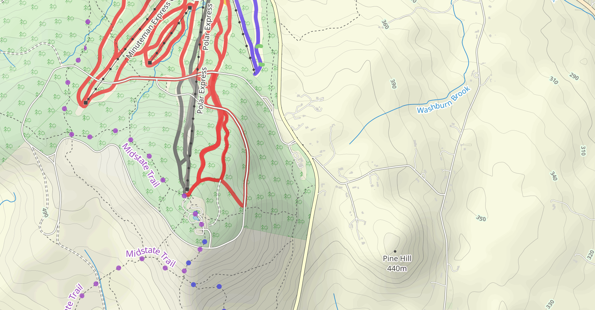 Bicentennial, Pine Hill, Loop Trail Loop
