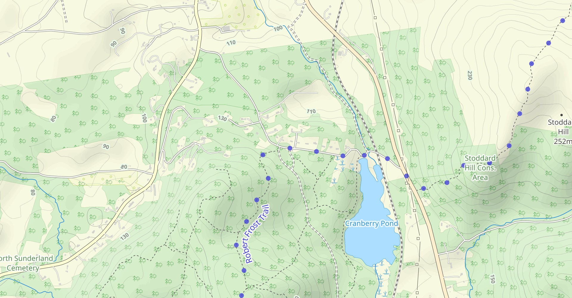 Sugar Farms Trail to Tower Road Loop