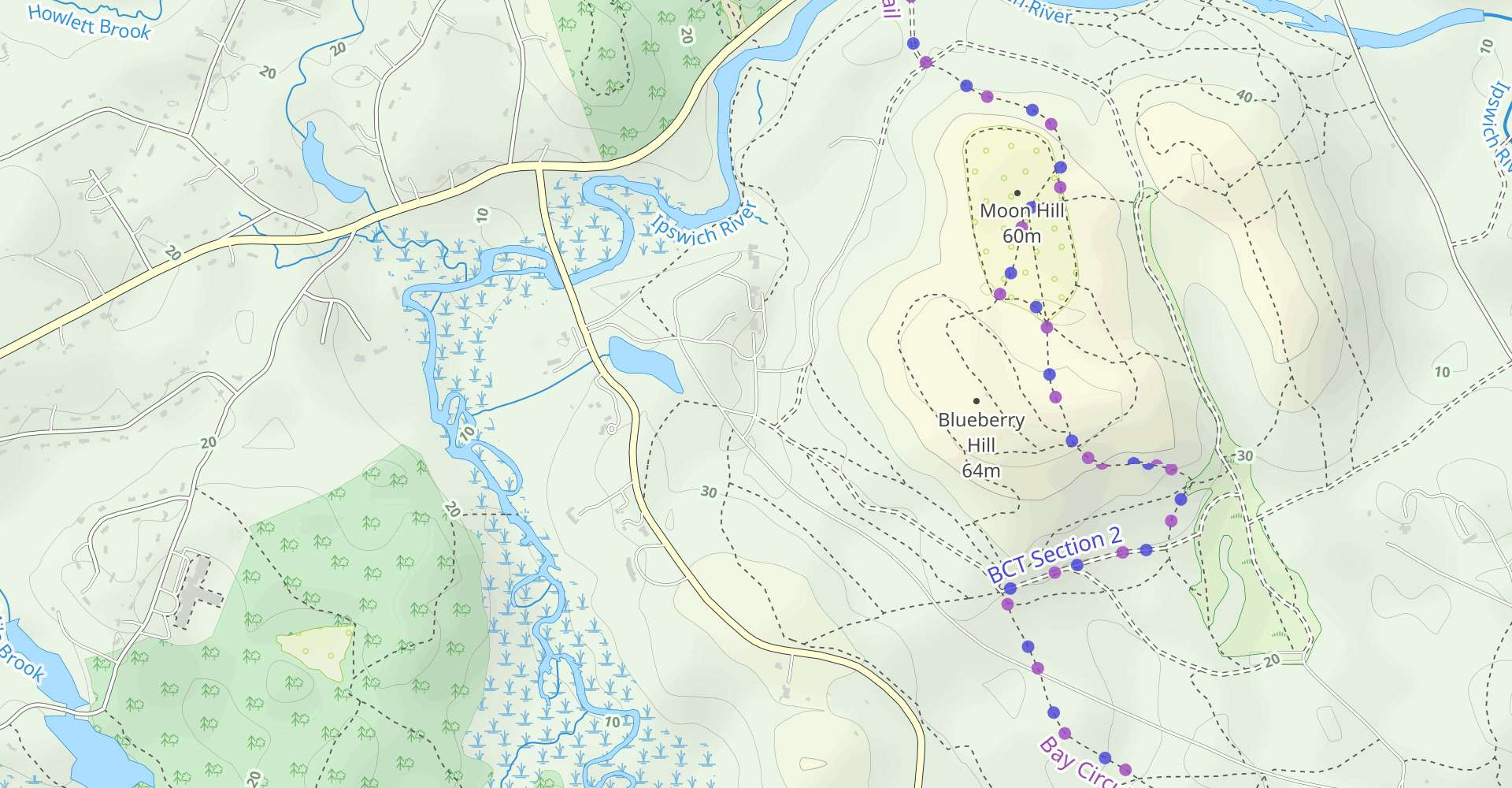 Blueberry Hill and Moon Hill Loop