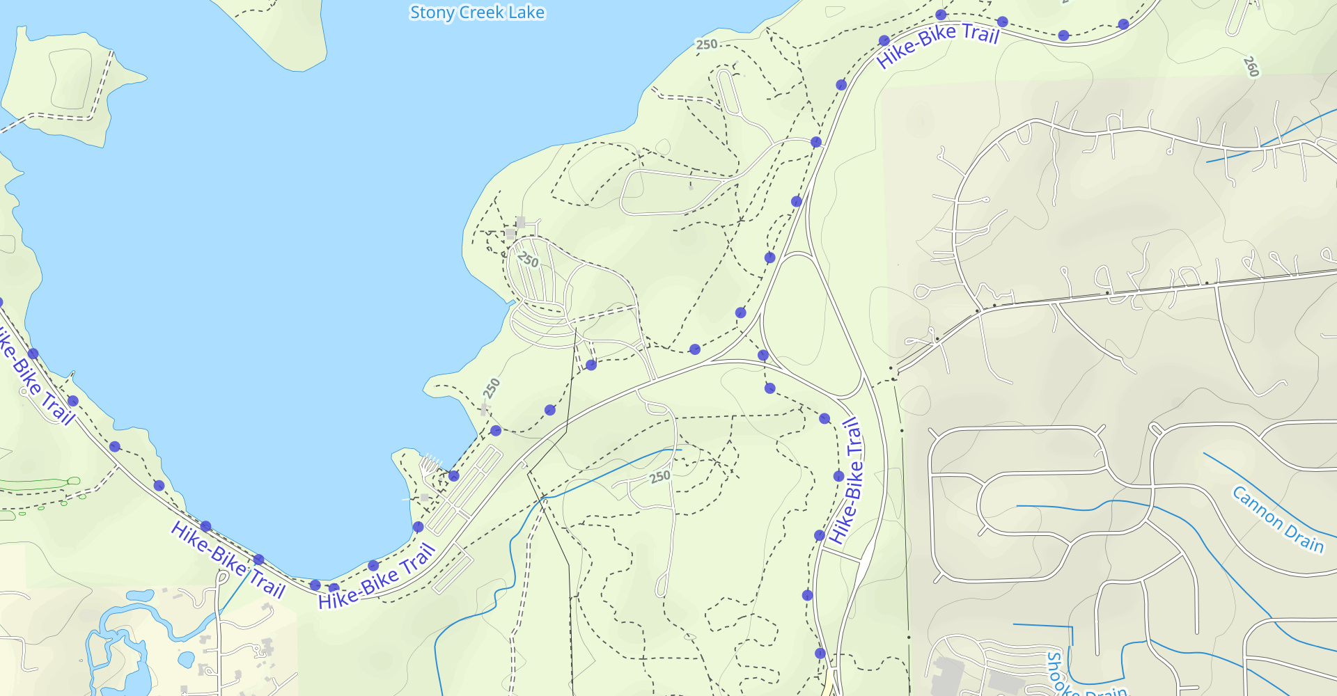 Stony Creek Metropark Trails