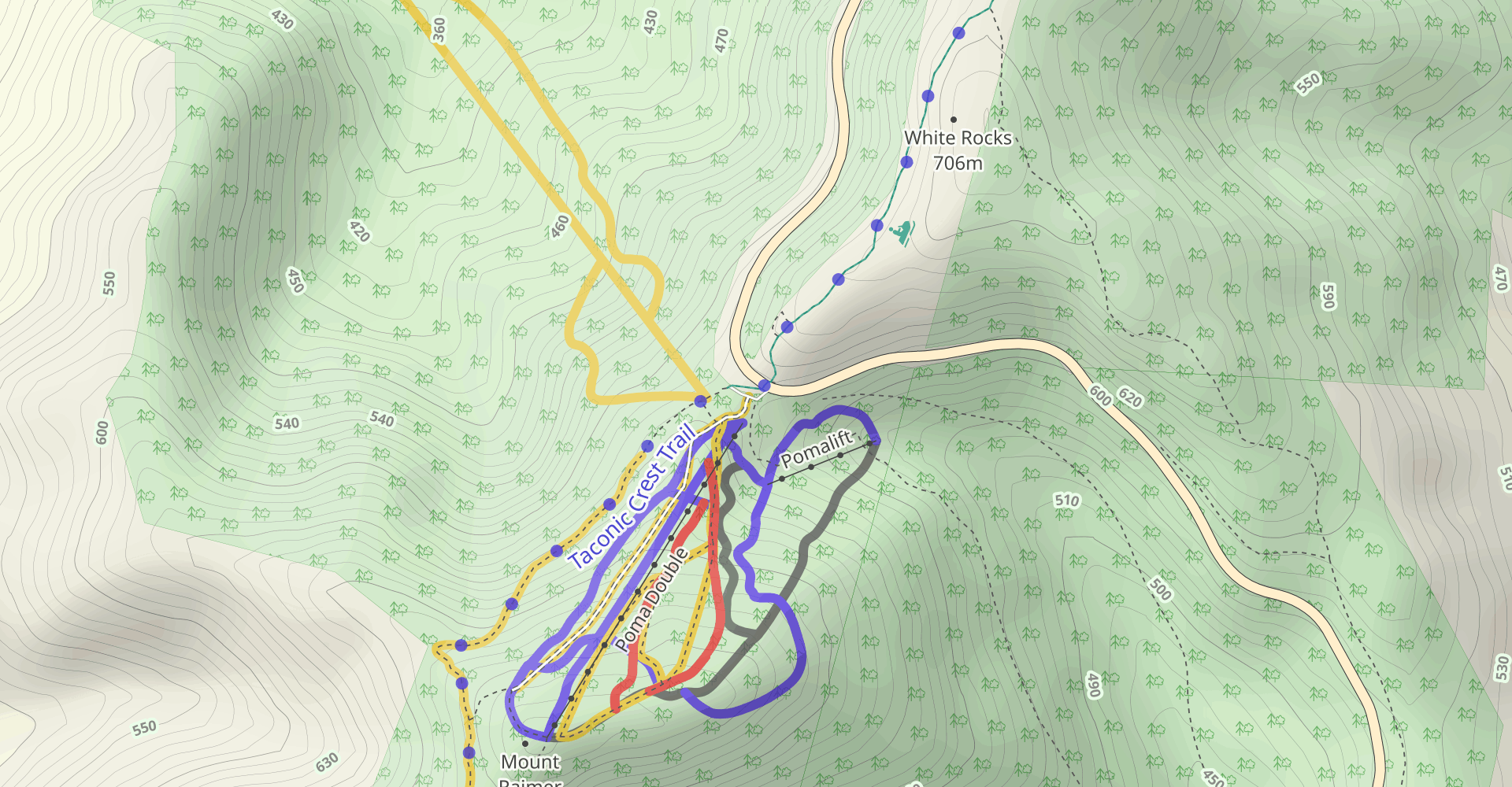 Birch Brook Trail via Taconic Crest Trail