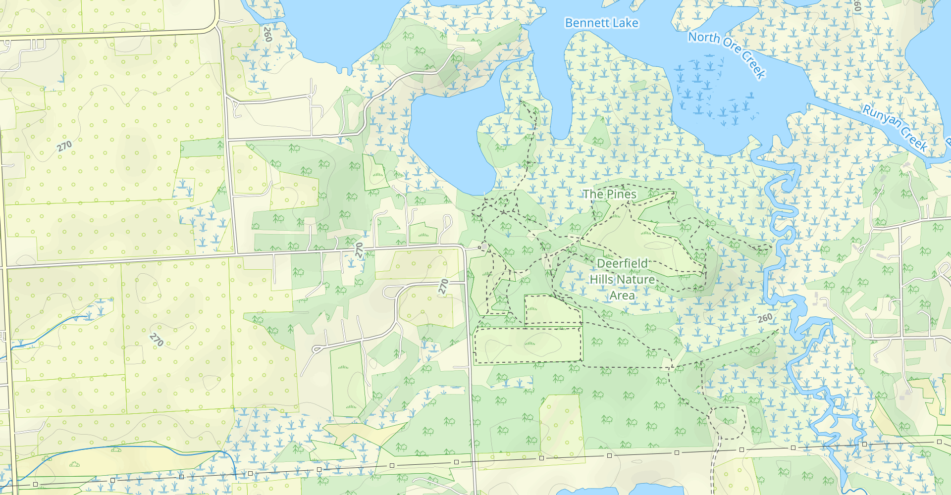 Deerfield Hills Nature Area Loop