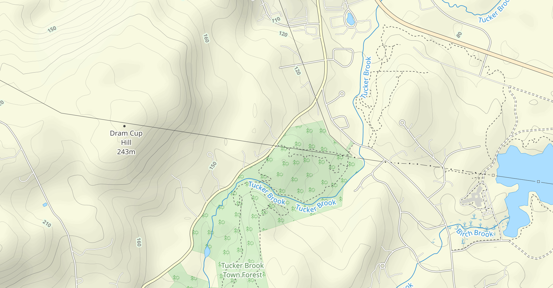 Ridge, Lower Path, Brook, Forest and Beech Trail Loop