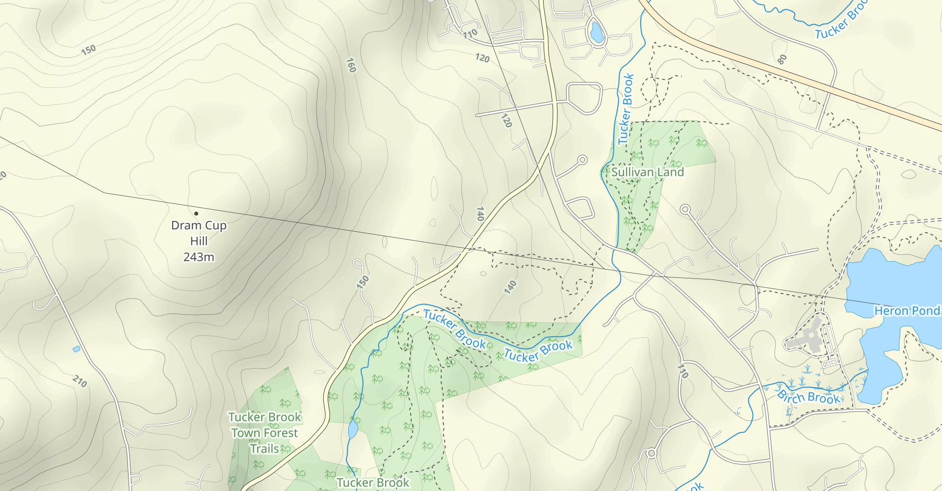 Ridge, Lower Path, Brook, Forest and Beech Trail Loop