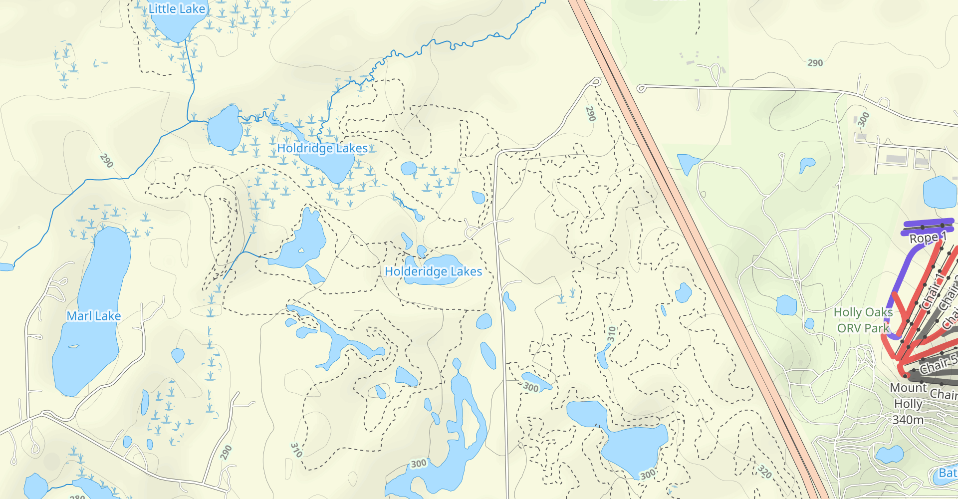 Holdridge Lakes Loops