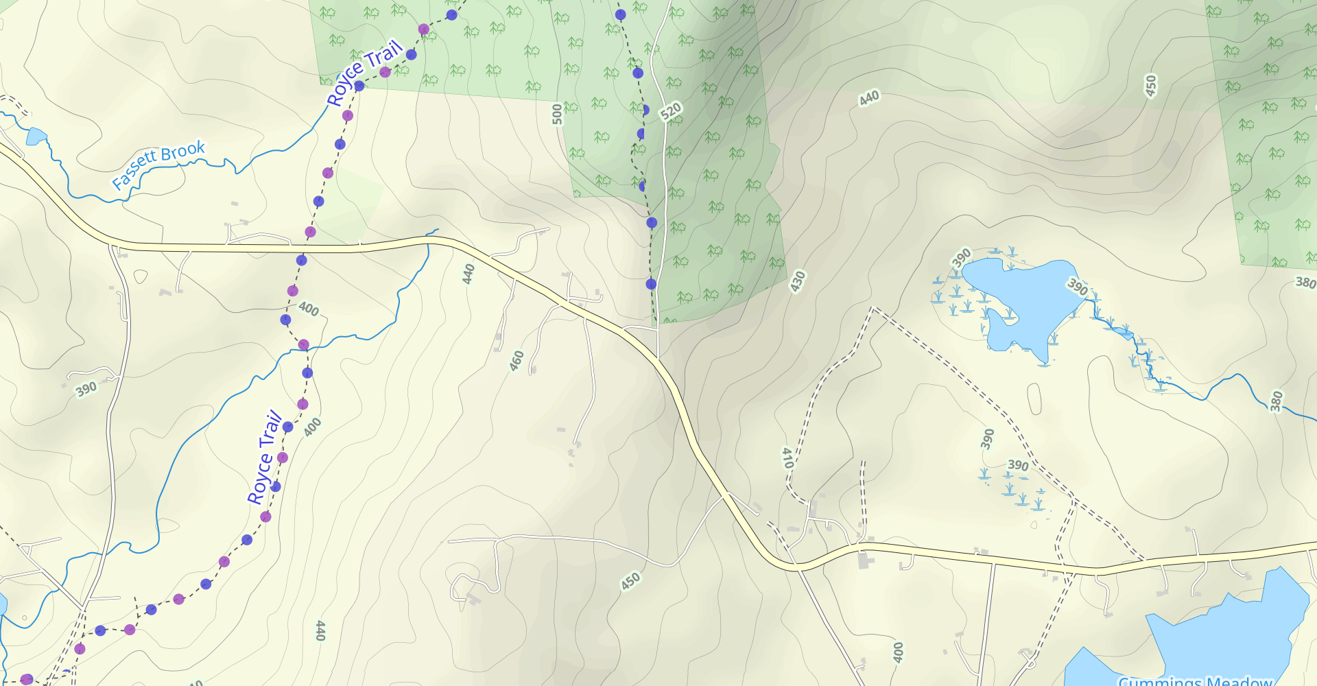 Old Halfway House Trail to White Arrow Trail Loop