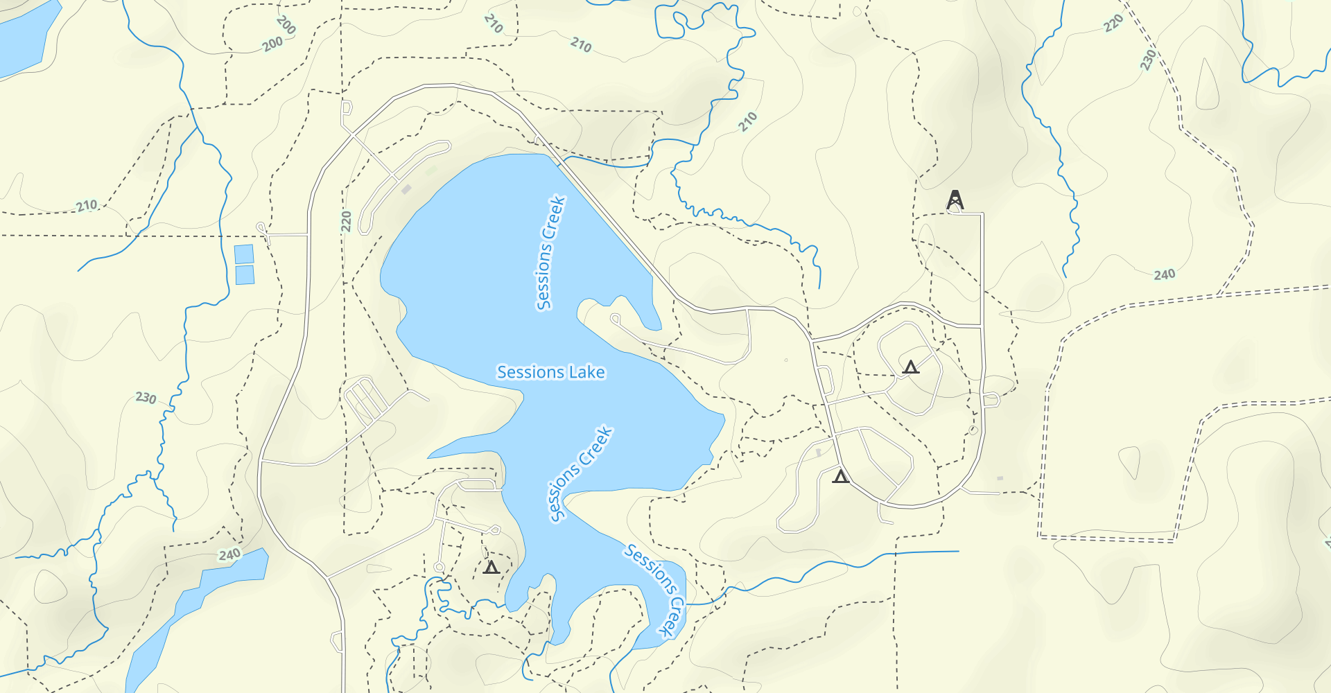 Sessions Lake Trail