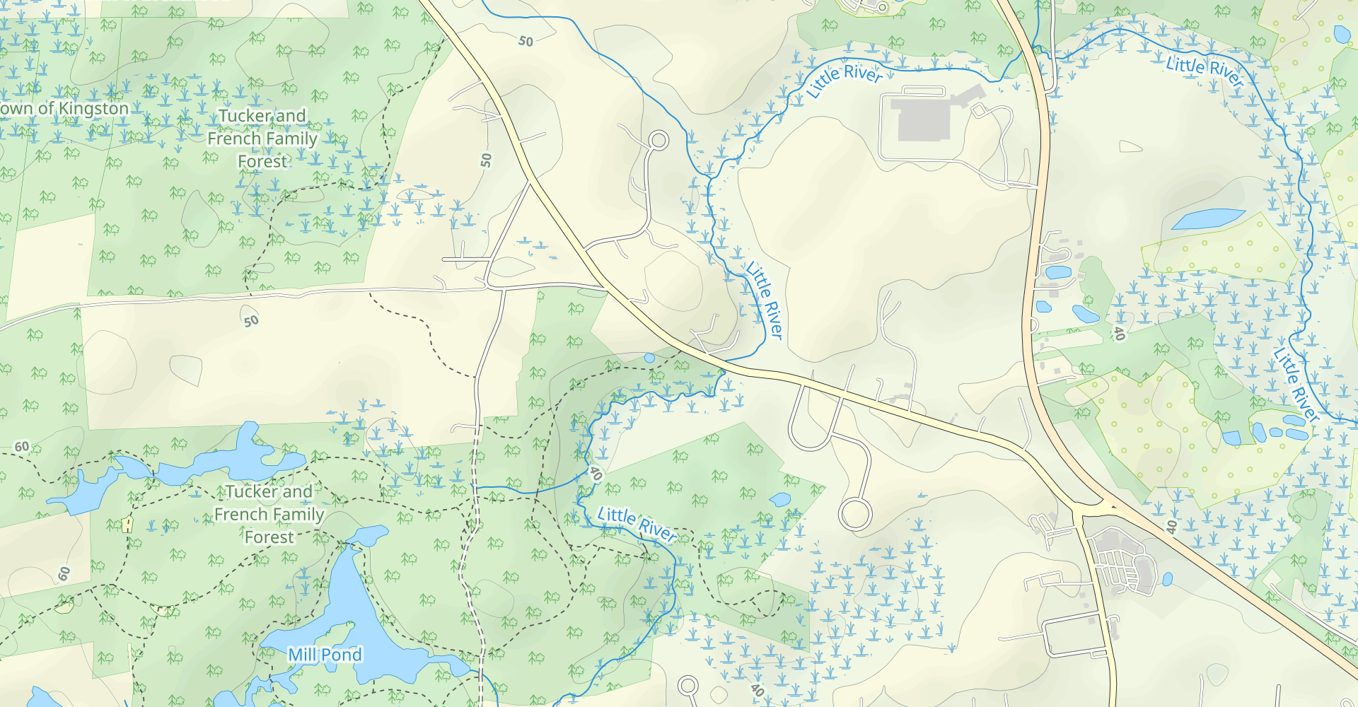 Tucker and French Mill Pond Loop