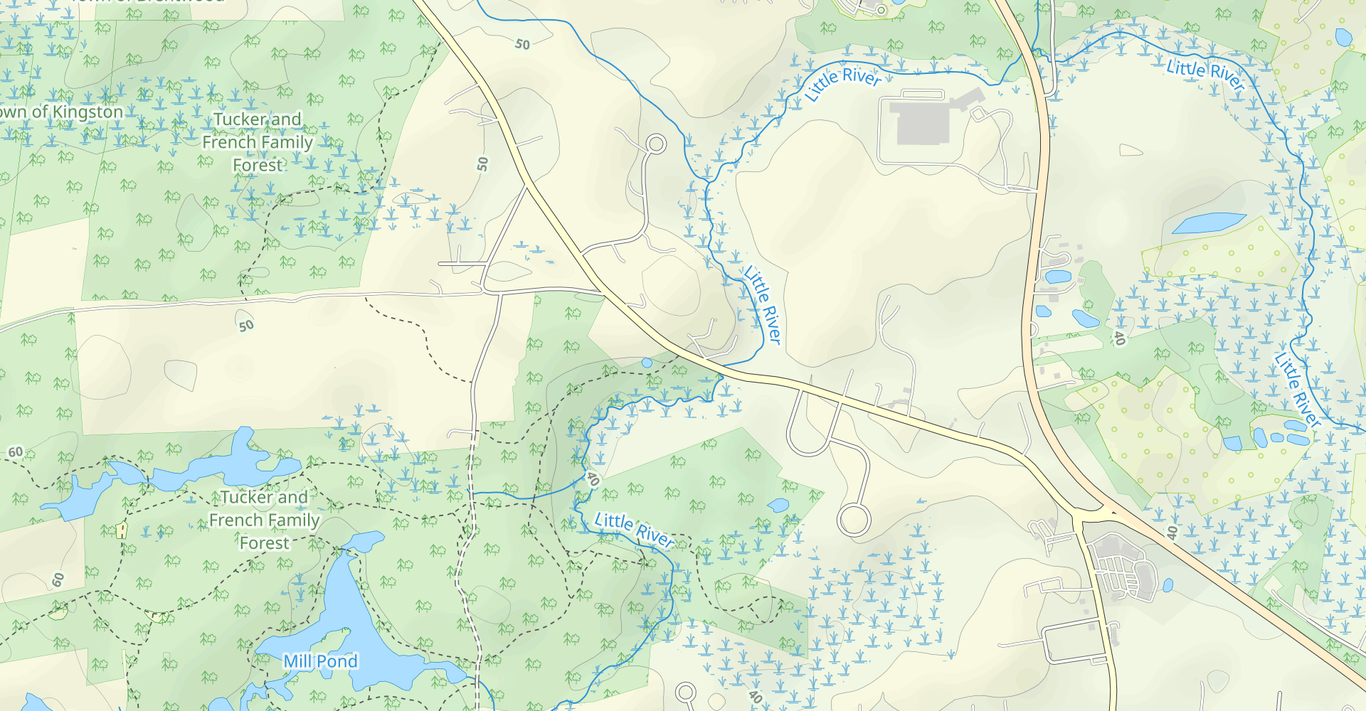 French South Trail and Patten Island Trail