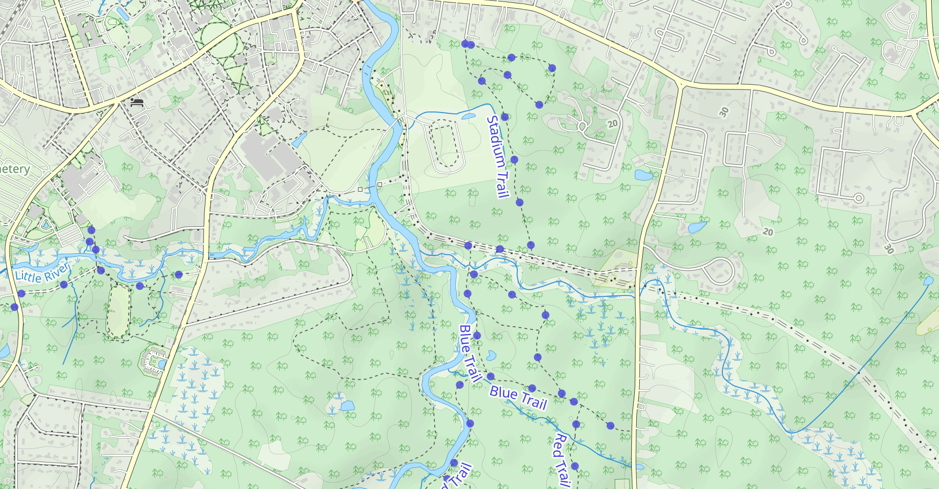 Phillips Exeter Academy Blue Trail