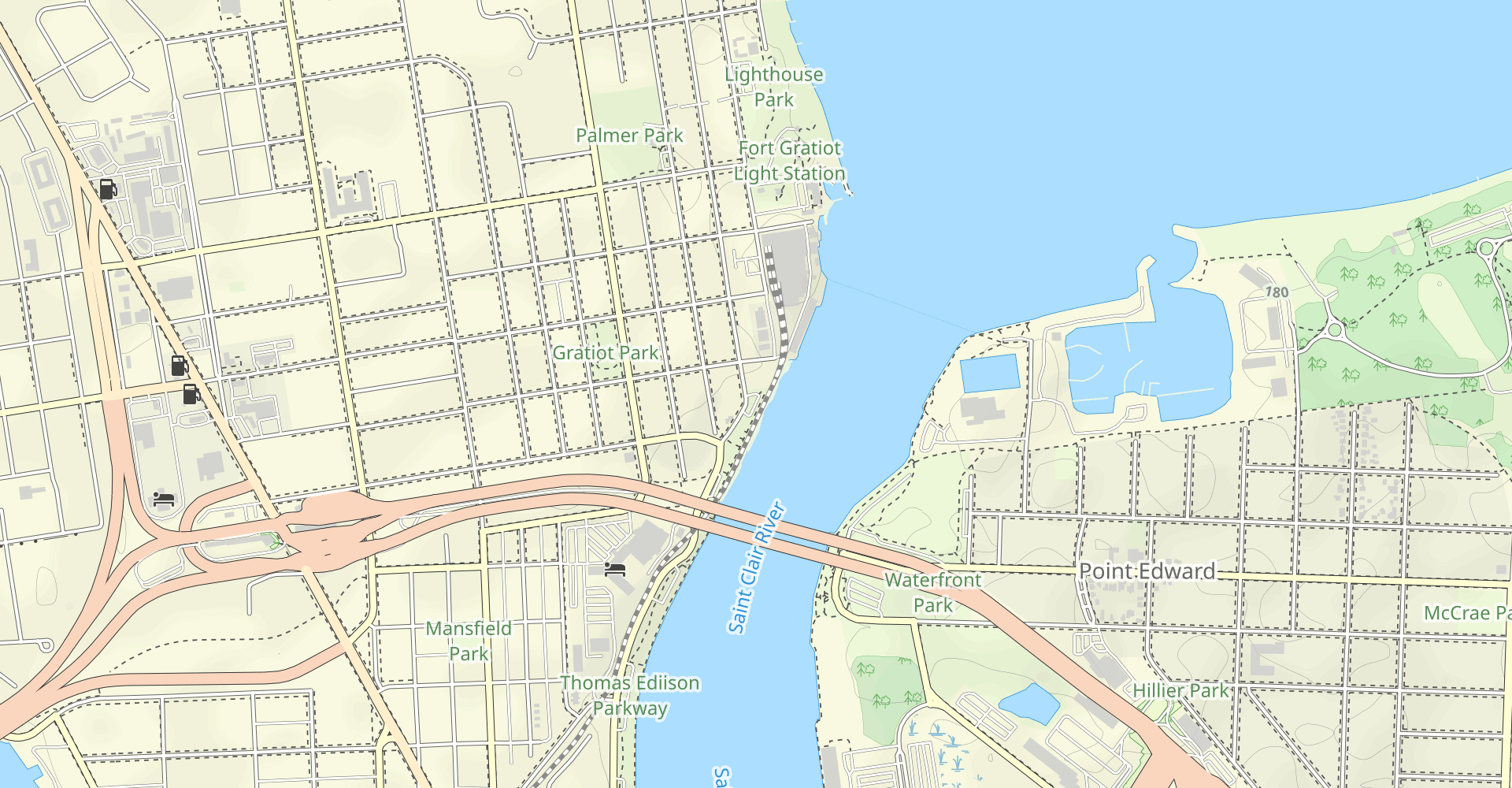 Saint Clair River Walk