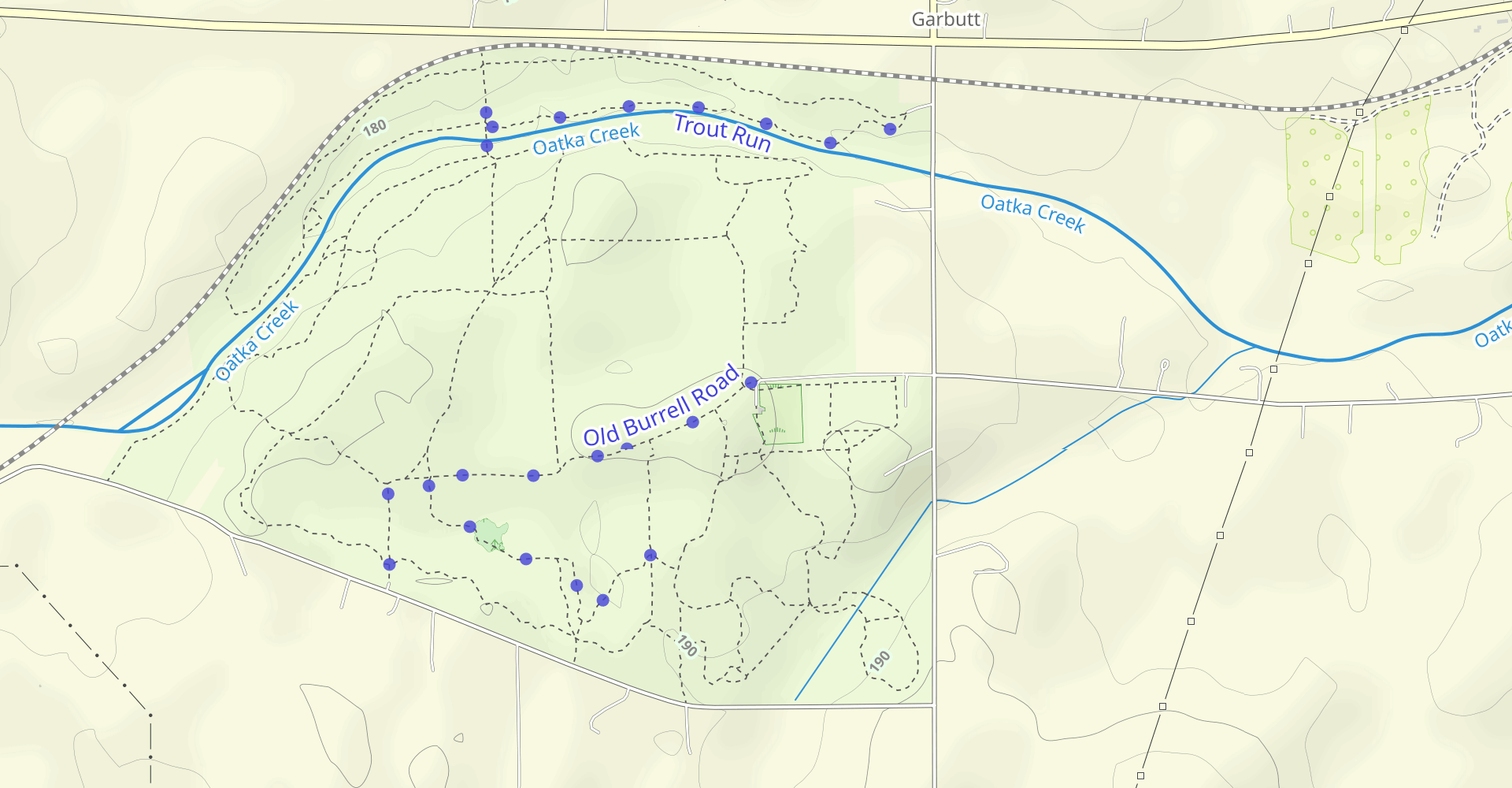 Oatka Creek Park Trails