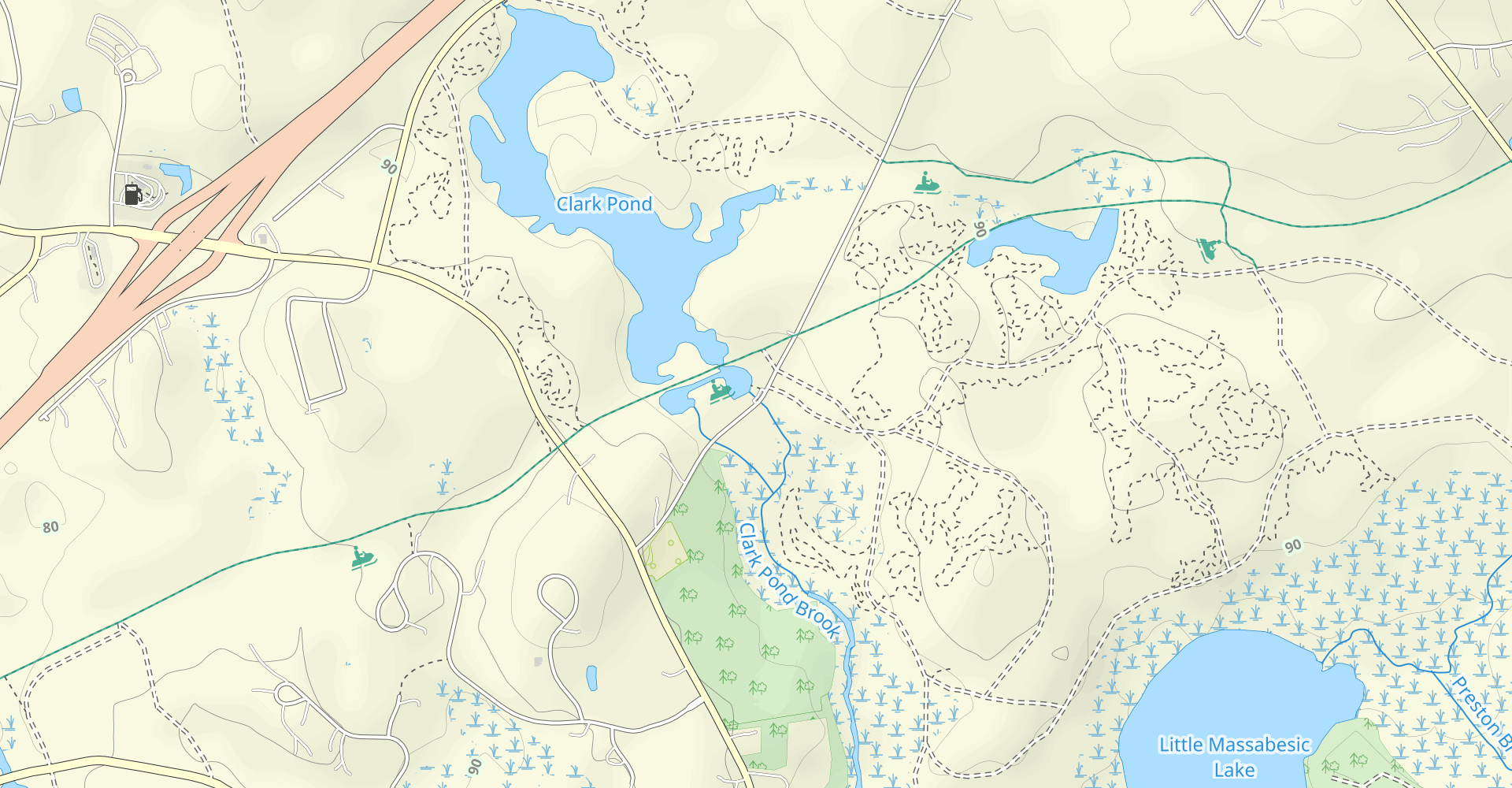 FOMBA Trails- Lady Slipper, Deer Run, Moose Tracks, and Fisher Cat Loop Trails