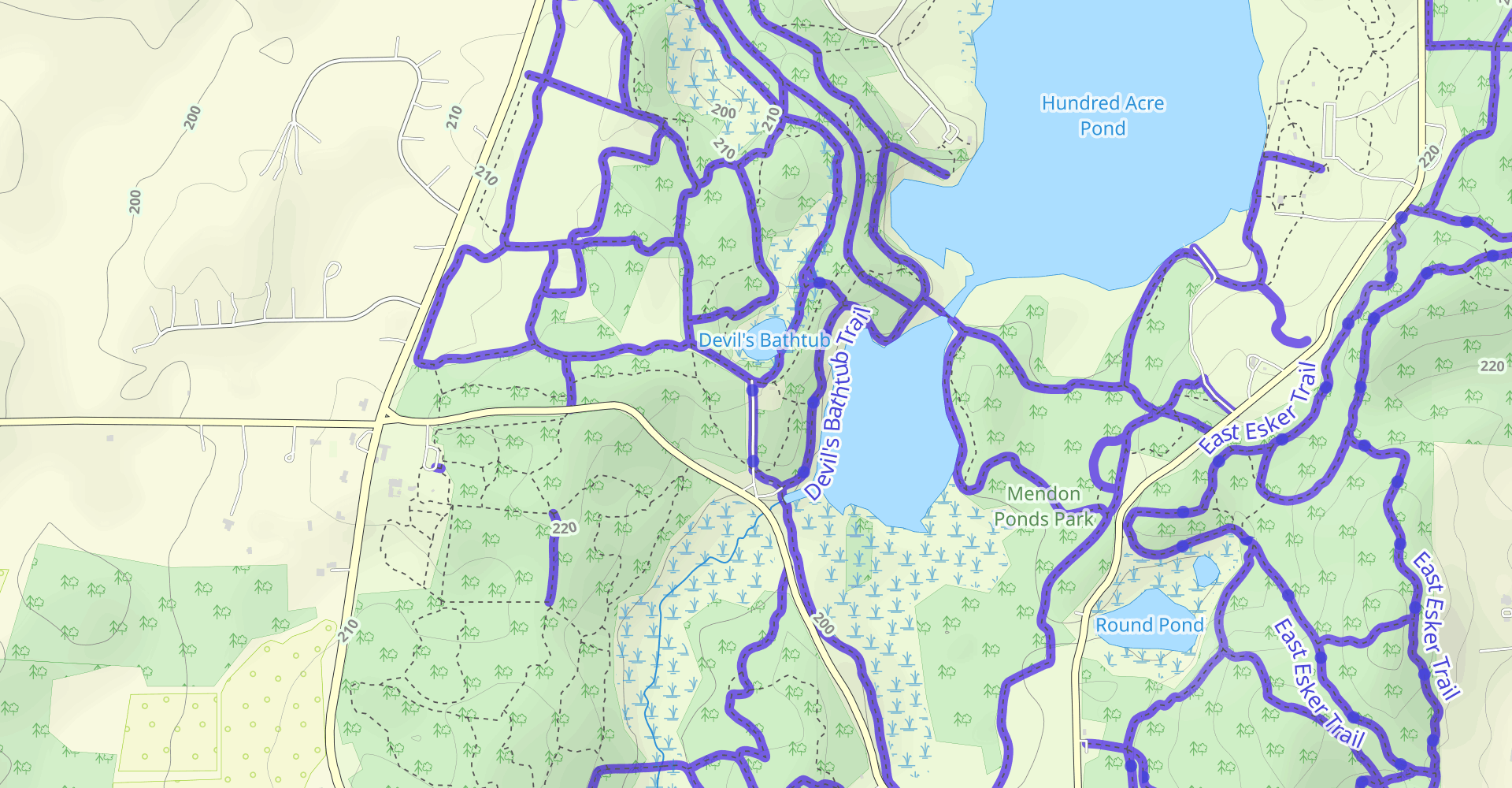 Devils Bathtub and Hopkins Point Loop
