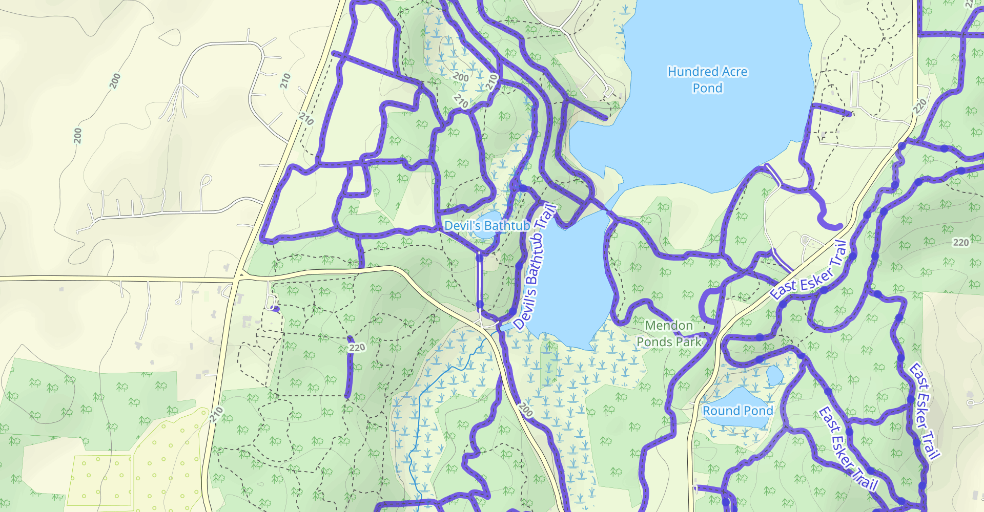Mendon Ponds Park Loop