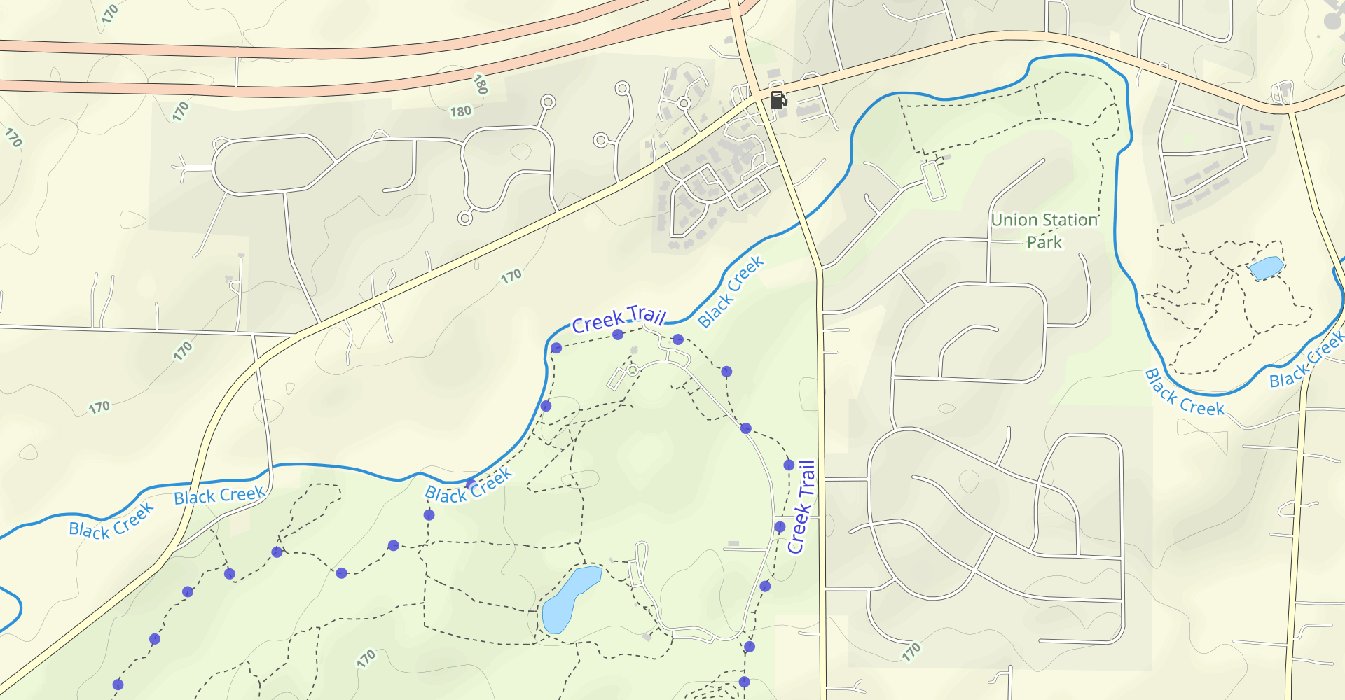 Creek Trail to Wetland Trail Loop