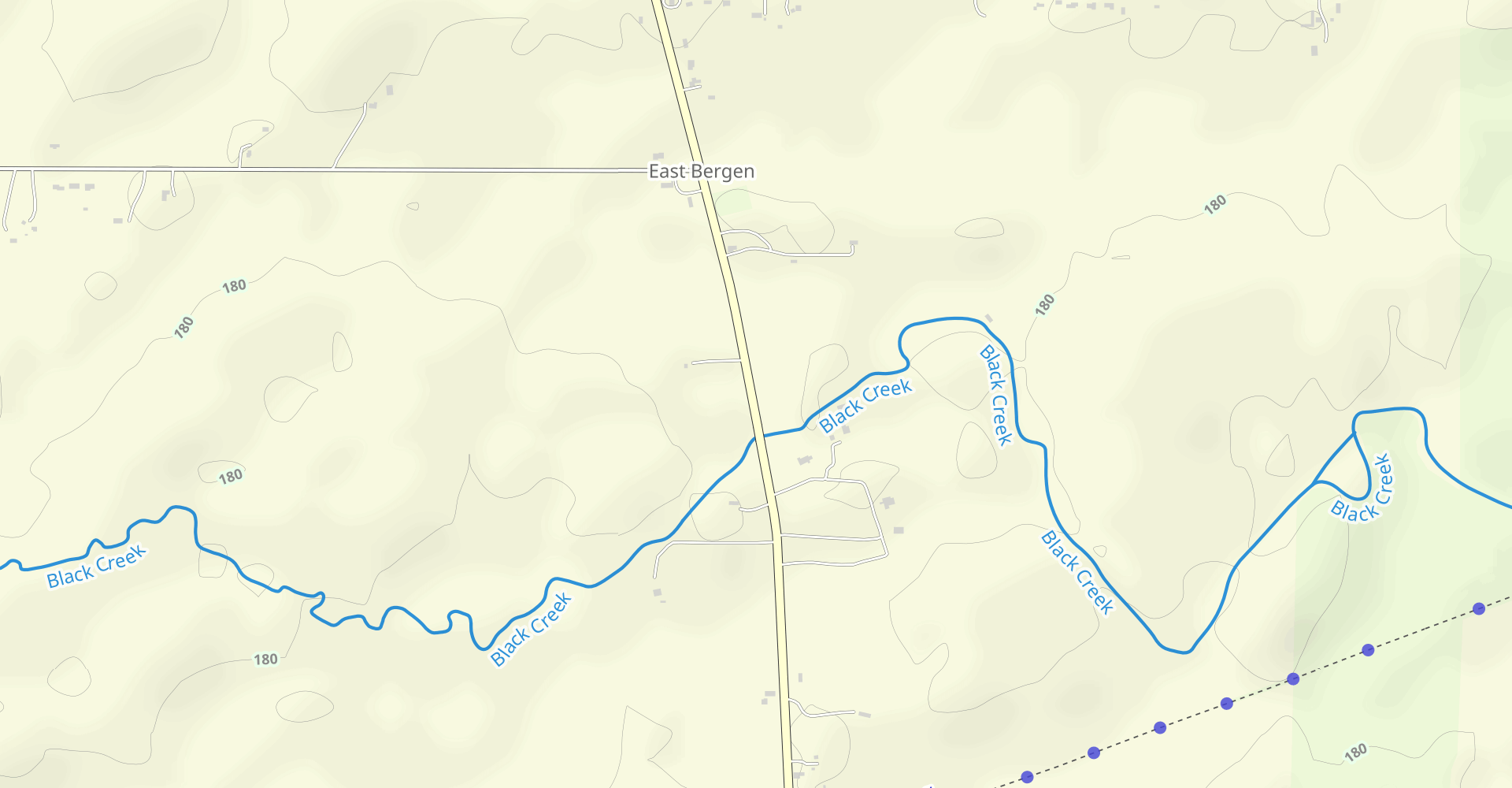 Black Creek: Route 19 to Churchville Dam