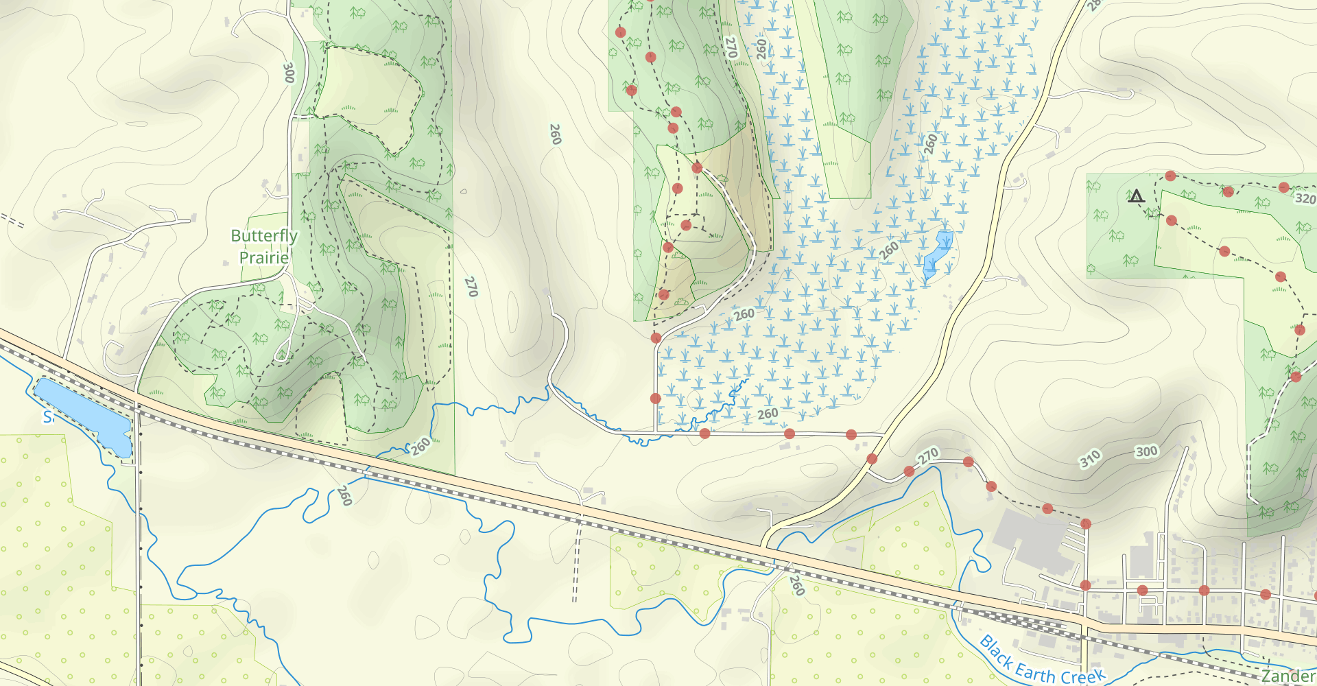 Ice Age Trail: North from Scheele Road