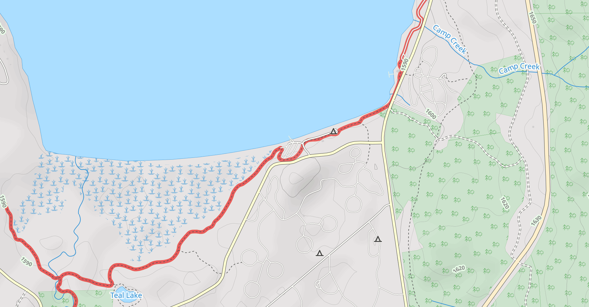 Diamond Lake (John Dellenback) Trail