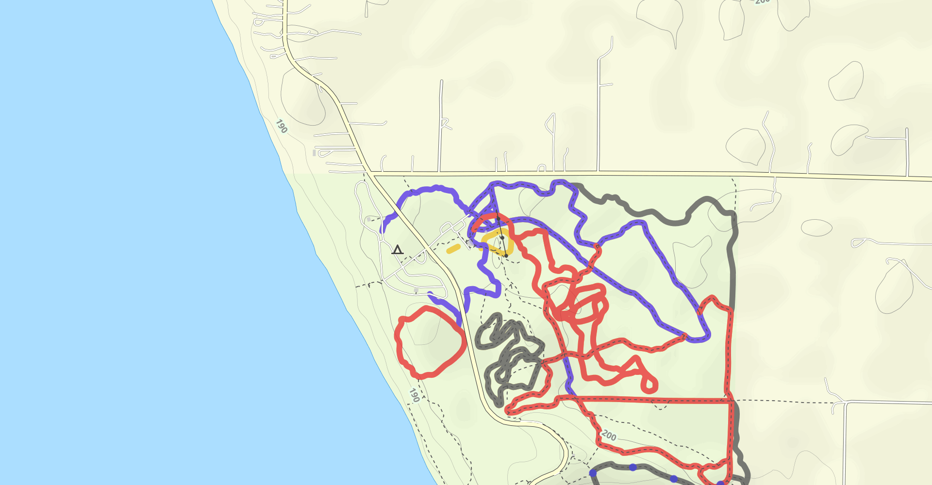 Muskegon Winter Sport Complex Loop