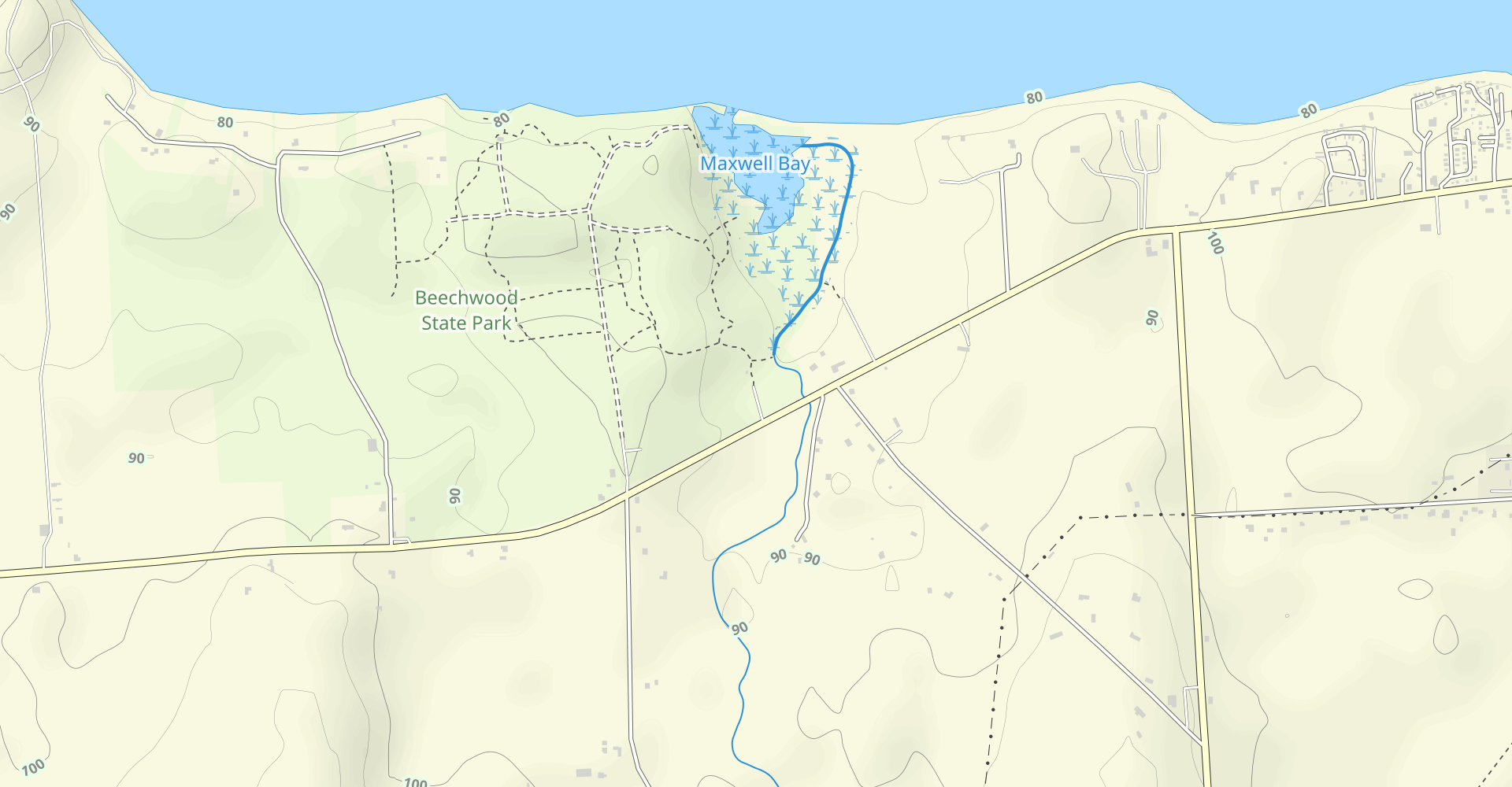 Salmon Creek to Maxwell Bay