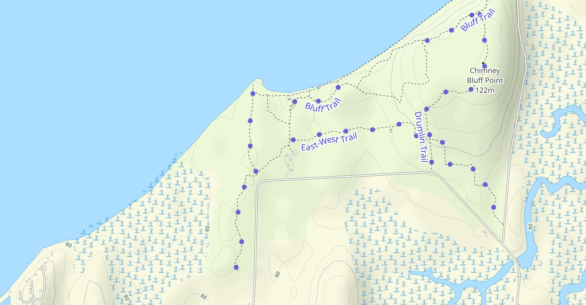 East-West and Drumlin Trail