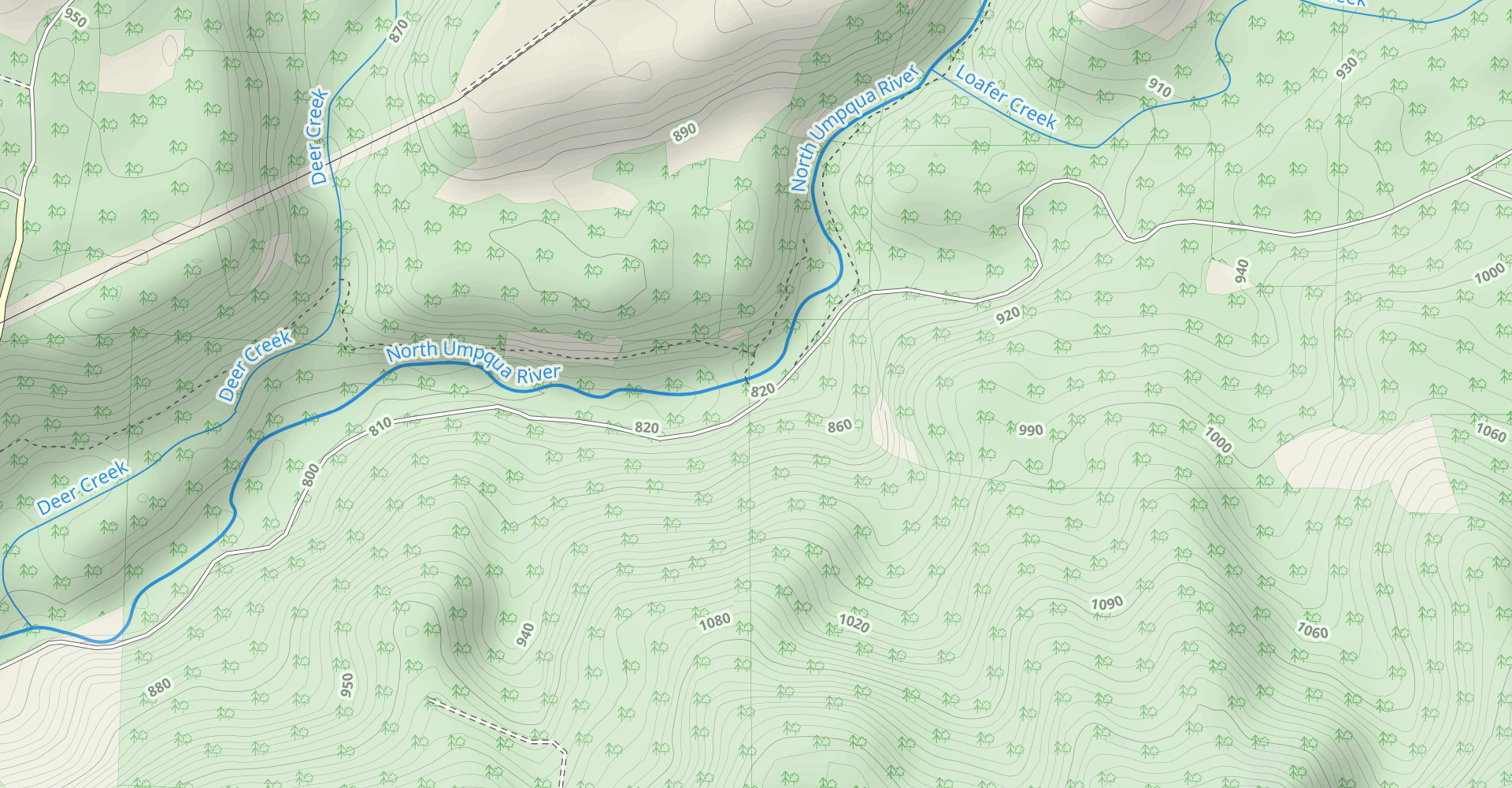 North Umpqua Trail: Dread and Terror Segment