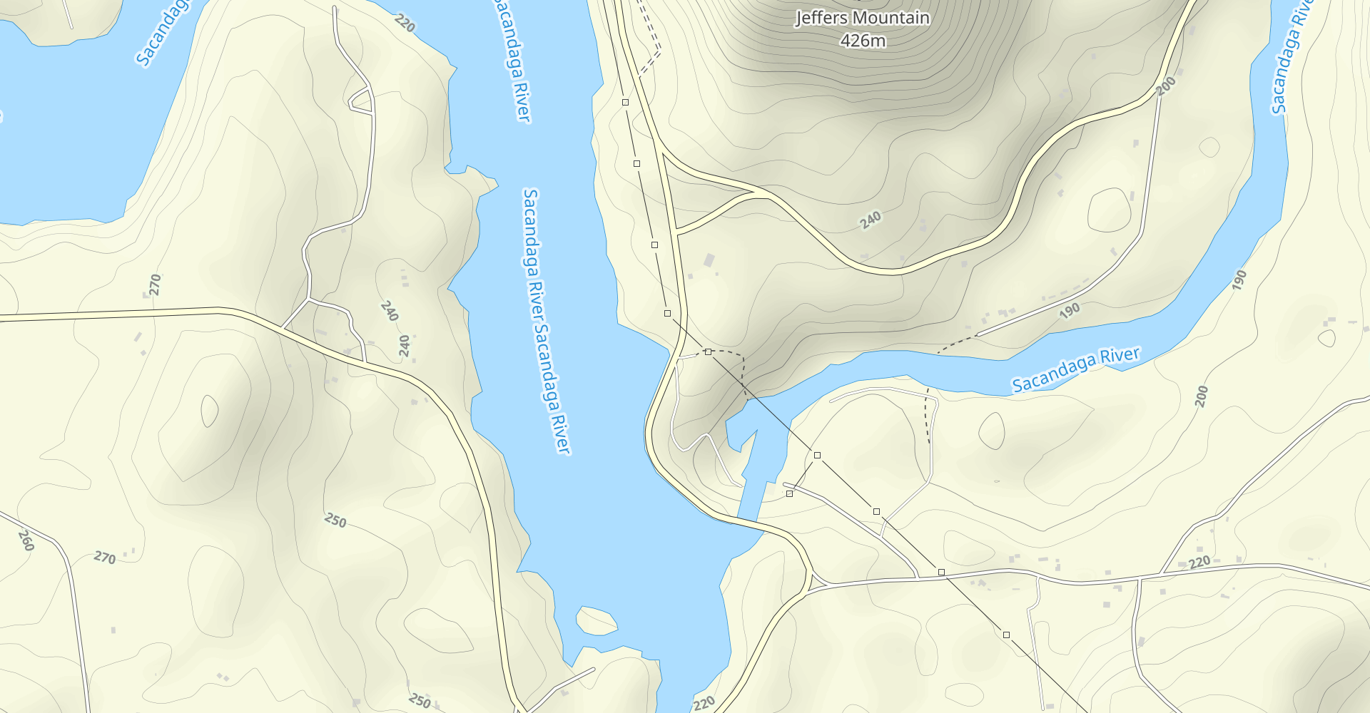 Sacandaga River Whitewater Route