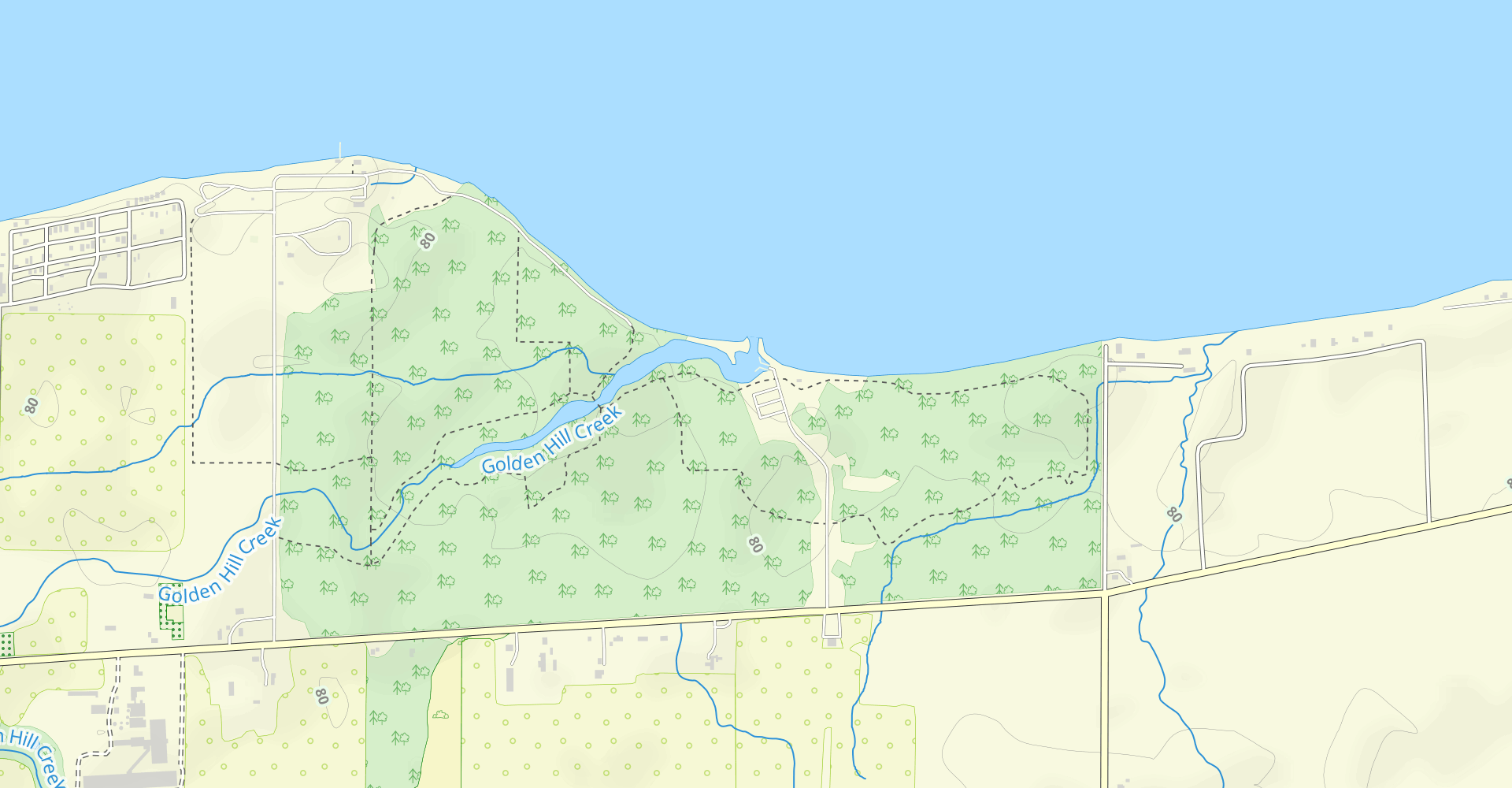 Golden Hill Creek Park Red Trail