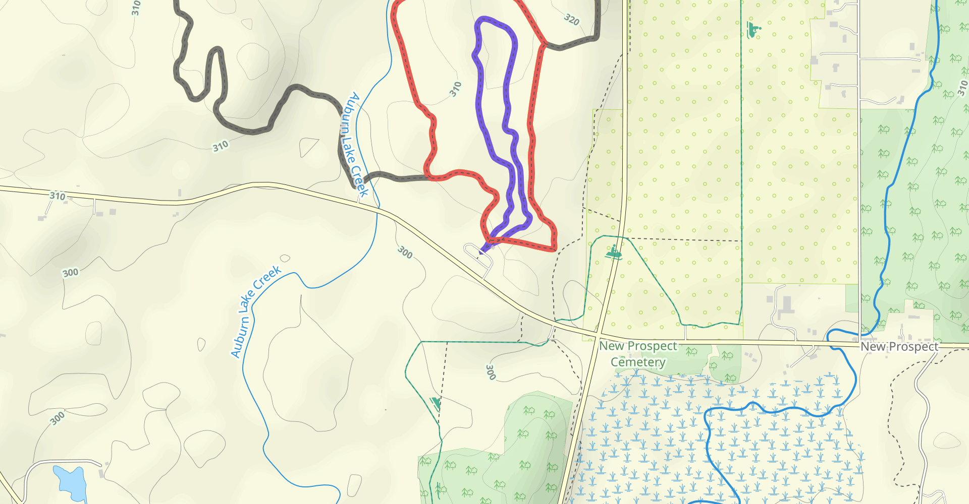 Zillner Green and Red Loop