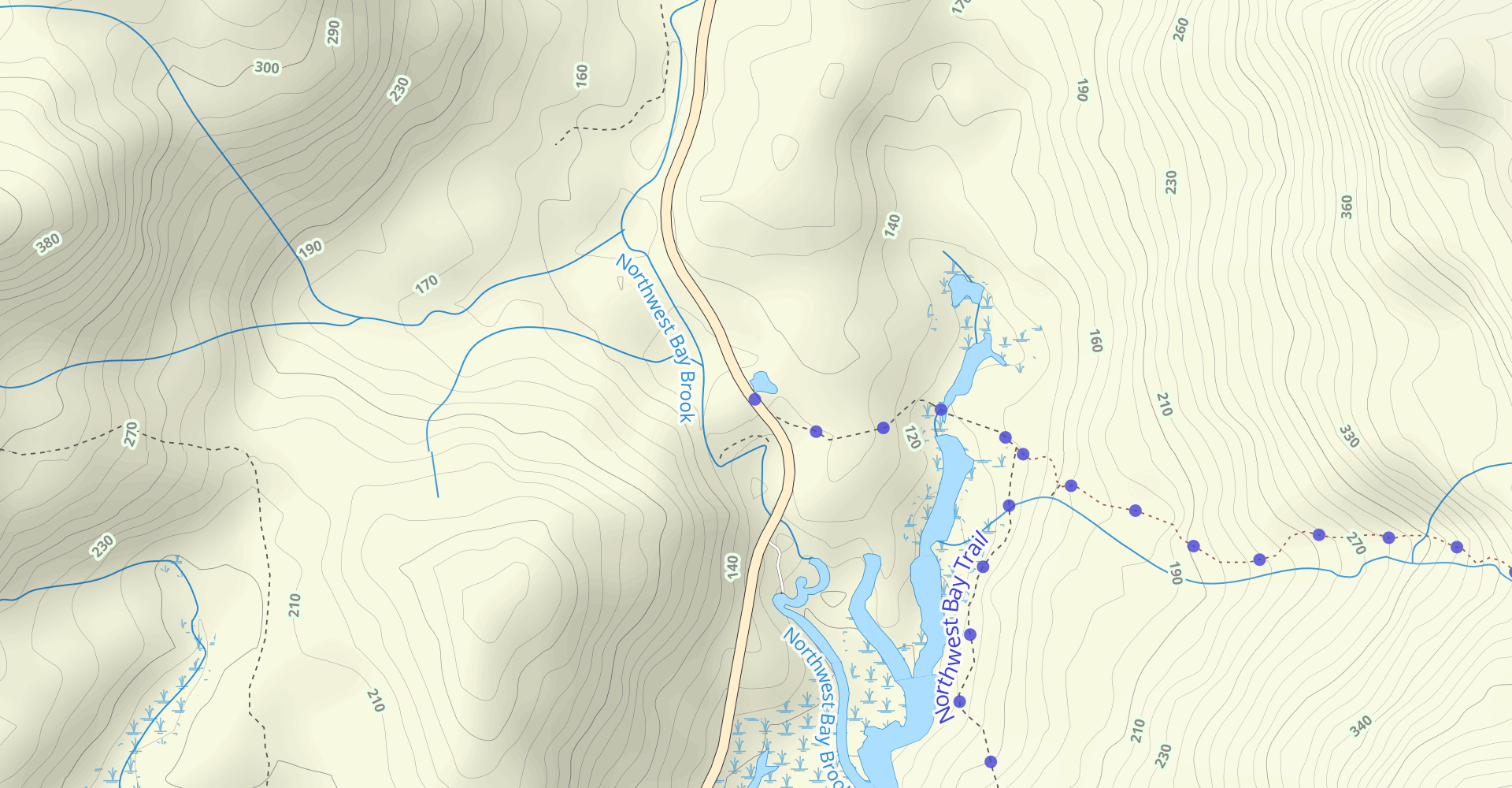 Northwest Bay of Lake George Trail