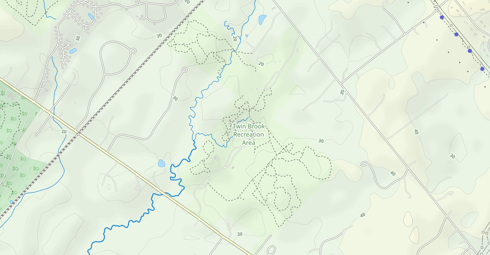 Twin Brook Recreation Area Loop