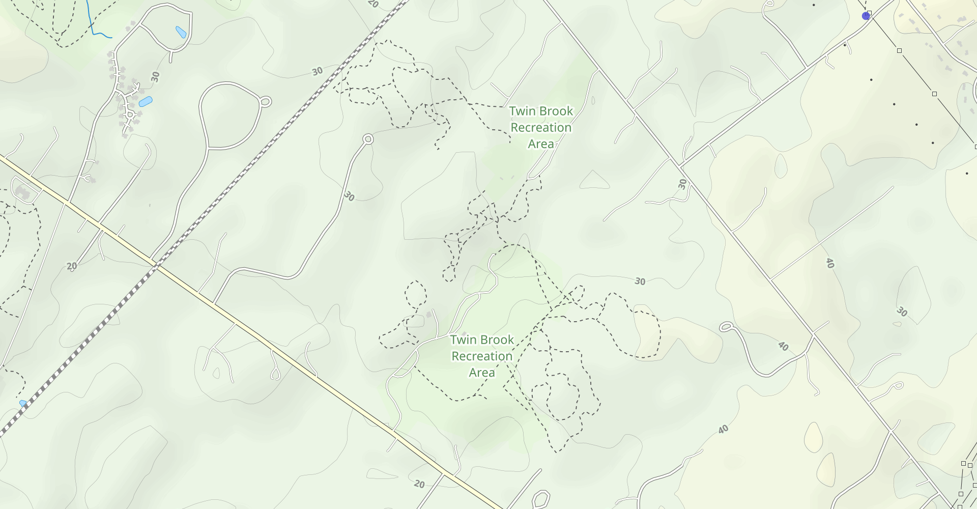 Twin Brook Recreation Area Loop