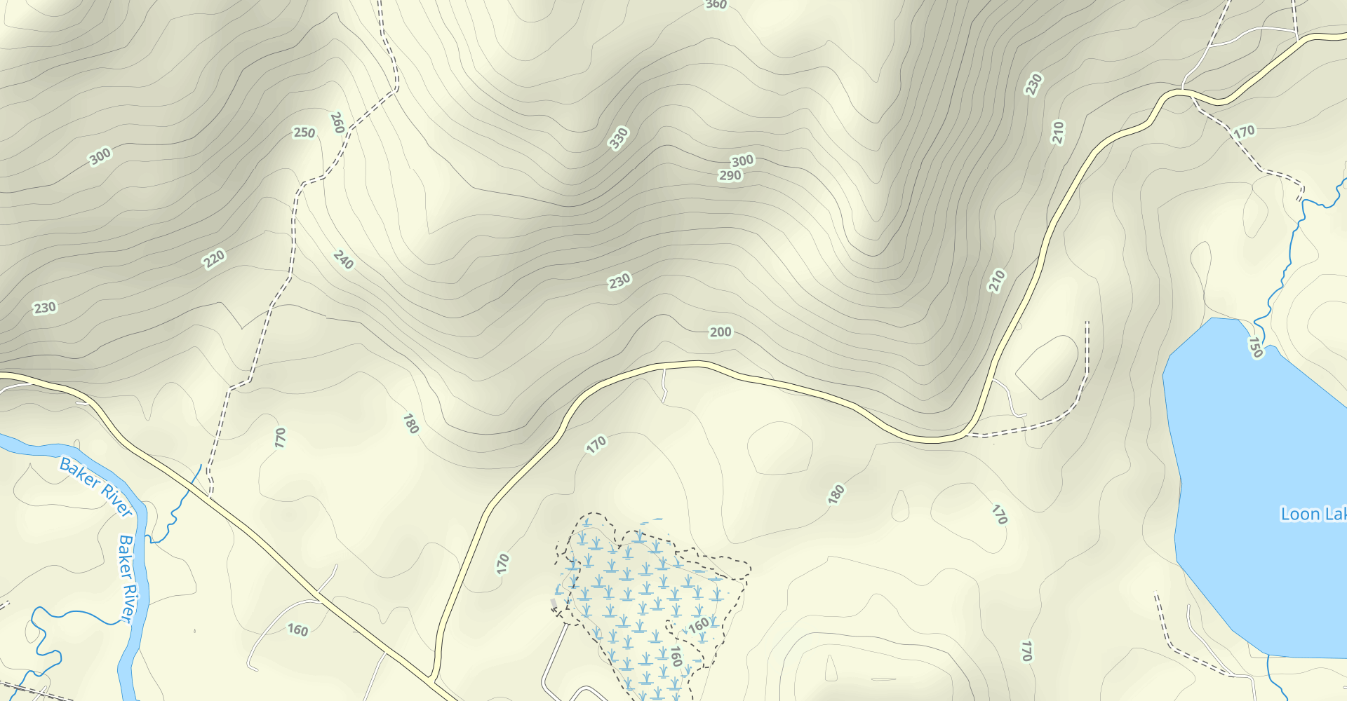 Quincy Pasture Blue and Red Loop
