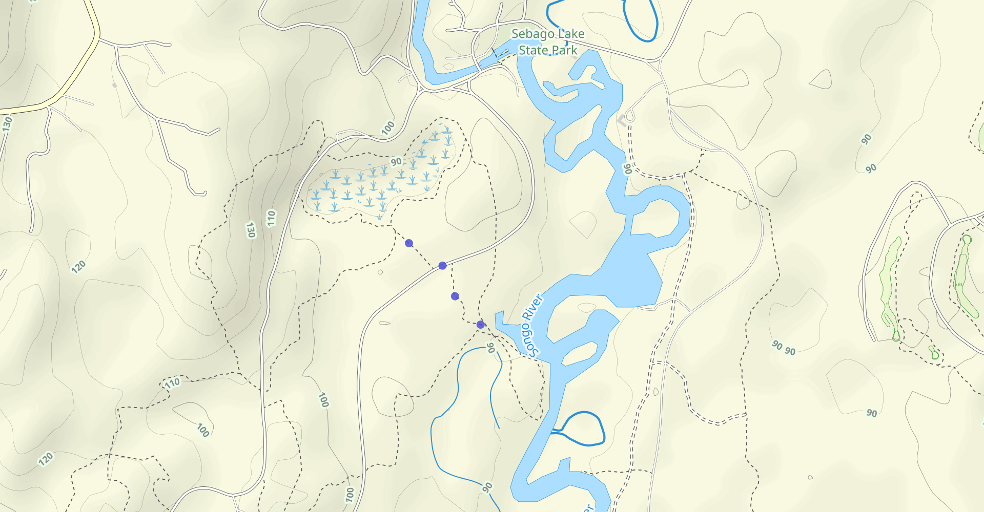 Kingfisher Loop via Songo Wilderness Trail